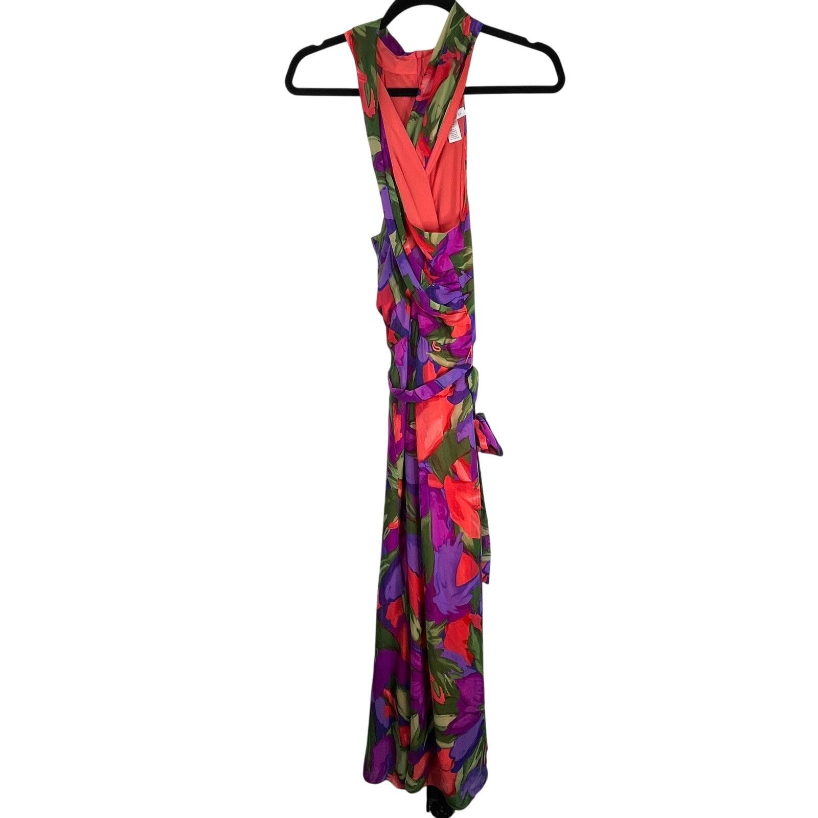 Other London Times Apparel Criss Cross Halter Maxi Dress Formal Size XL / US 12-14 / IT 48-50 - 8 Thumbnail