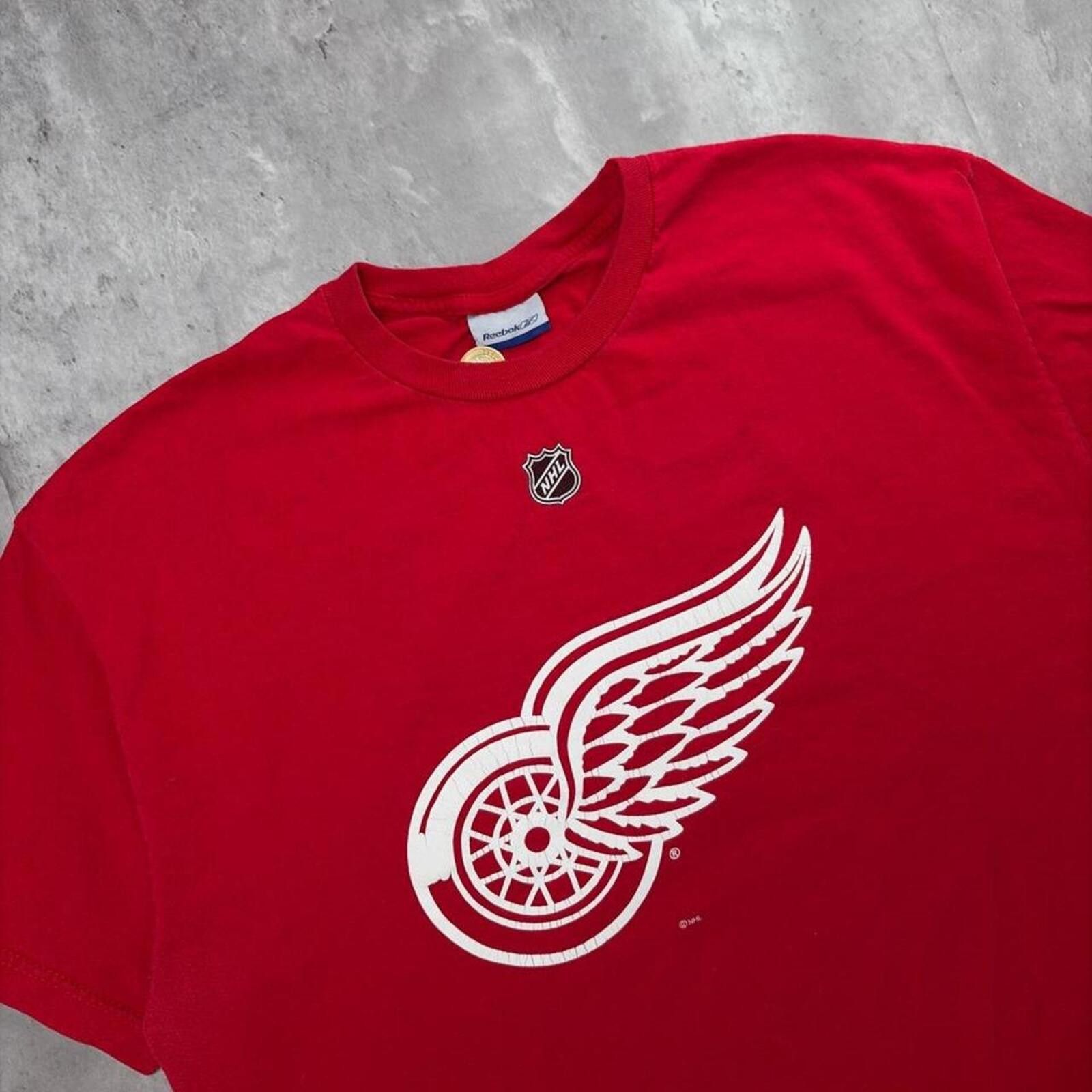 Reebok Vintage Reebok Detroit Red Wings Shanahan #14 NHL T Shirt Size US XXL / EU 58 / 5 - 5 Thumbnail
