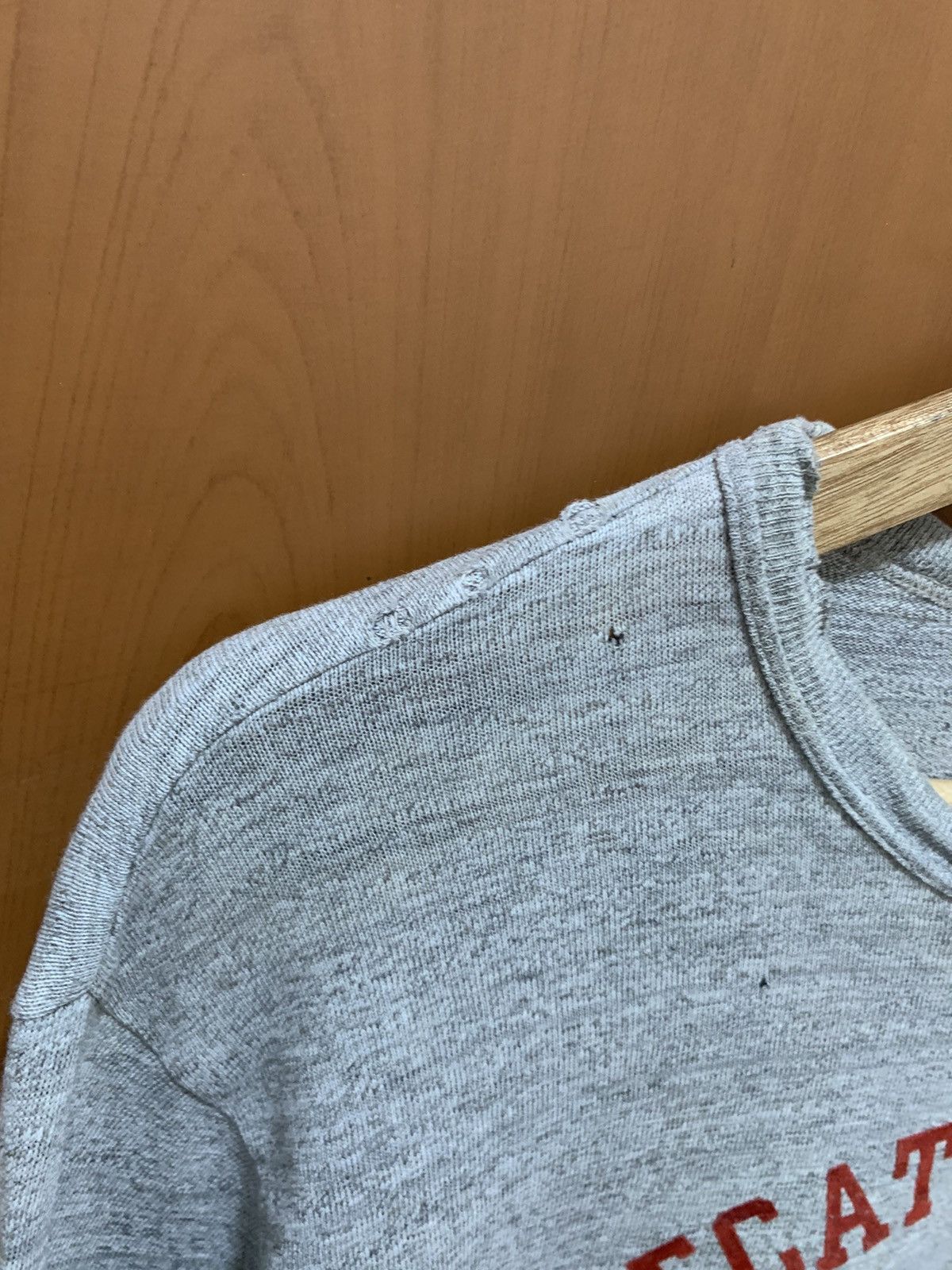 Warehouse Vintage Japanese Brand Warehouse Distressed Long Sleeve Tee Size US M / EU 48-50 / 2 - 7 Thumbnail