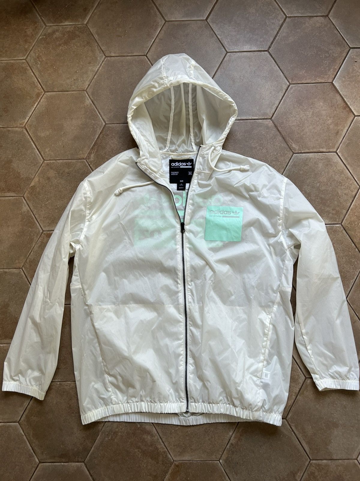 Adidas Built For Purpose oz hoodie jacket spell out