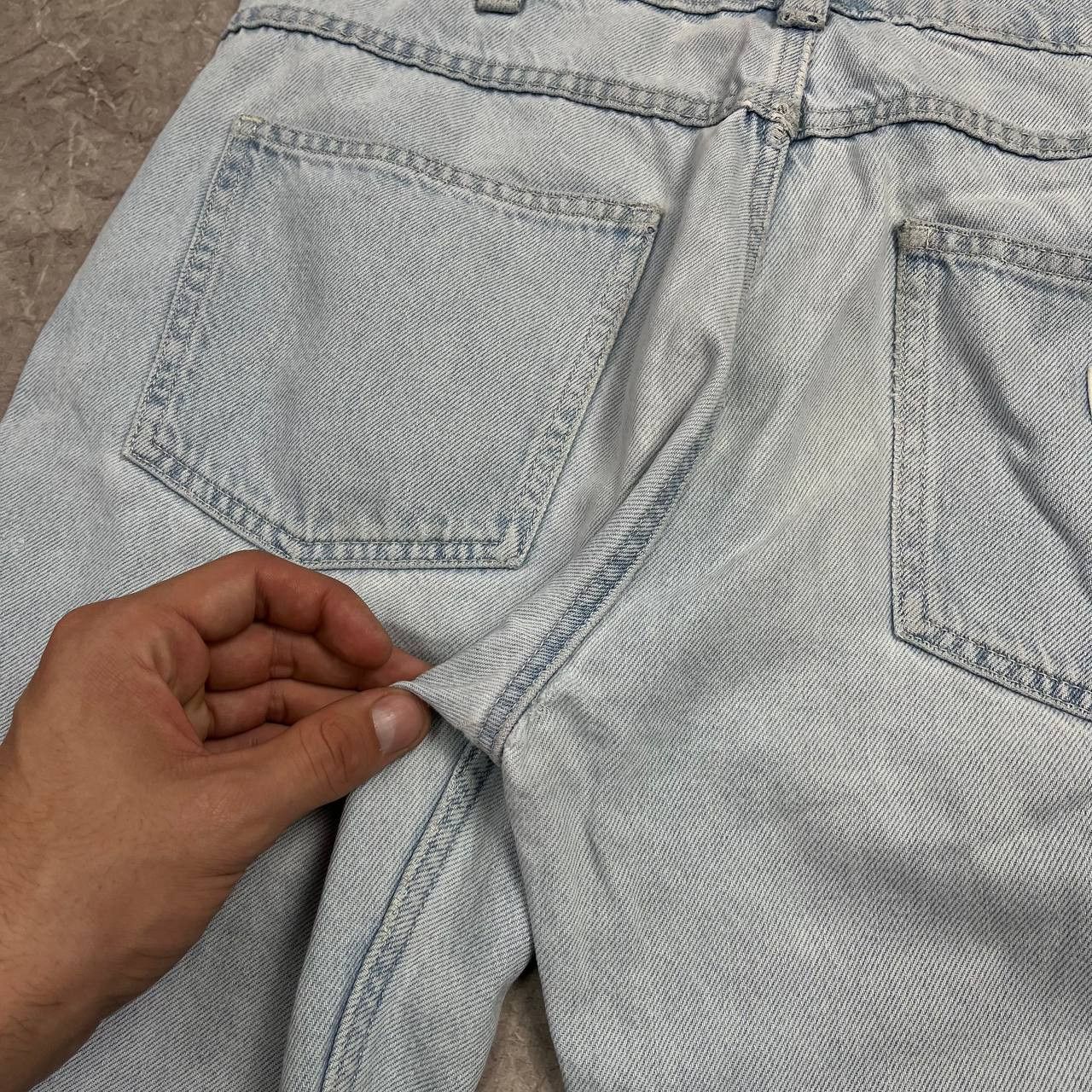 Dickies Vintage Dickies Washed Denim Blue Jeans Carpenter Y2K Baggy Size US 33 - 10 Thumbnail