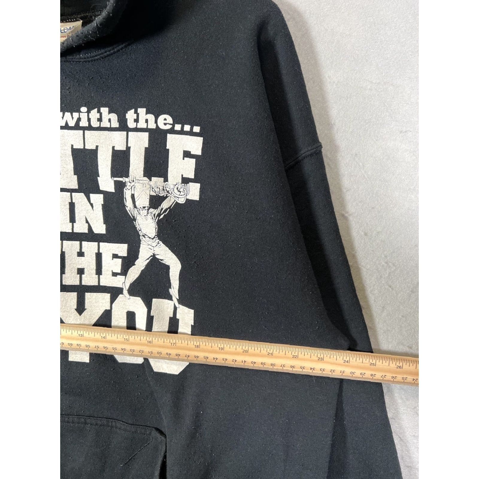 Gildan VINTAGE A1 Battle In The Bayou 2016 Football Hoodie Sweatshirt Mens XL Black Size US XL / EU 56 / 4 - 3 Thumbnail