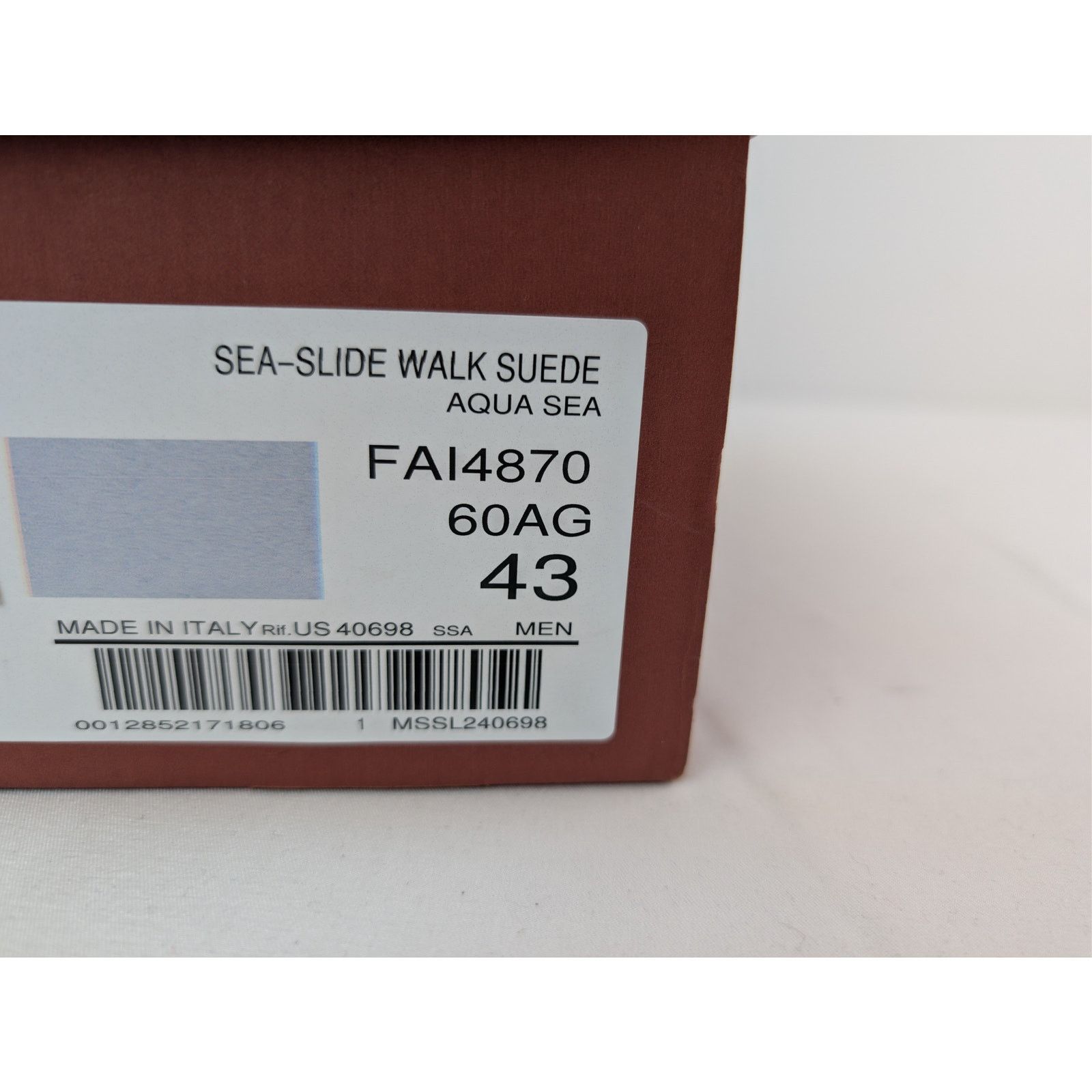 Loro Piana o1rshd1 Sea-Slide Walk Suede Slipper Sandal in Aqua Sea Size US 10 / EU 43 - 21 Thumbnail