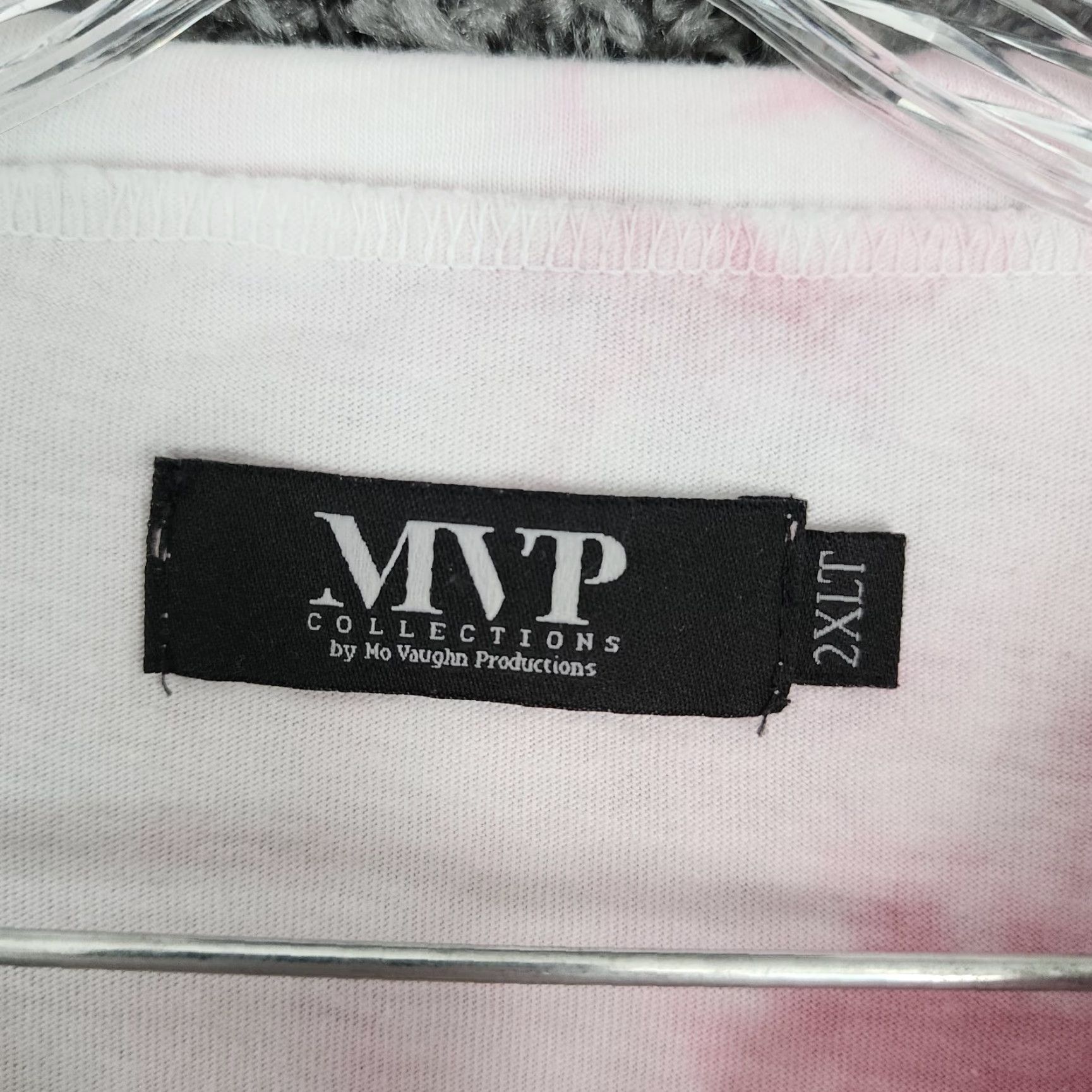 Vintage VINTAGE MVP Polo Shirt 2XLT Pink Tie Dye Short Sleeve Mens Big & Tall Size US XXL / EU 58 / 5 - 5 Thumbnail