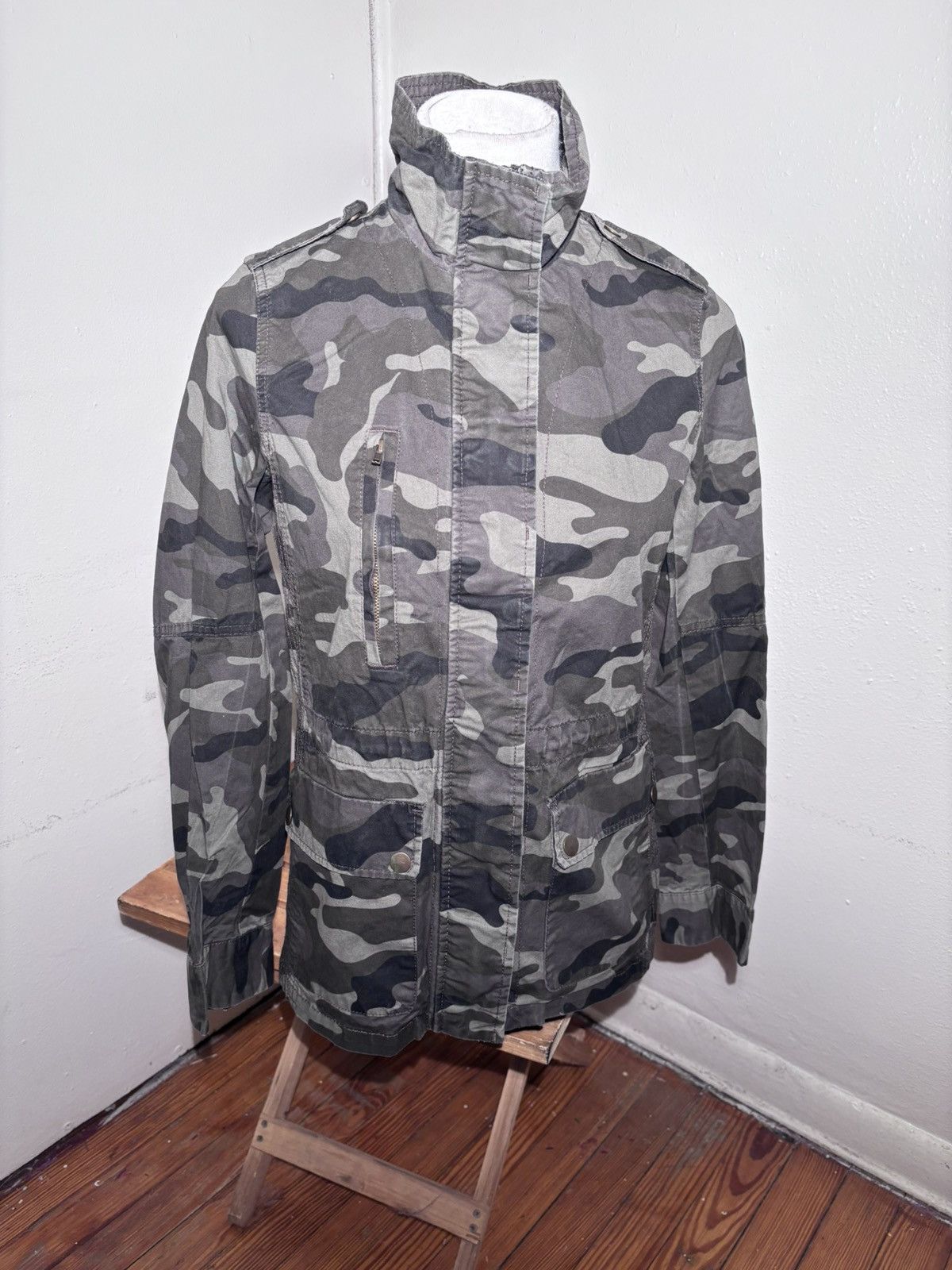 Other Love Tree Anorak Camo Jacket Size M / US 6-8 / IT 42-44 - 2 Thumbnail