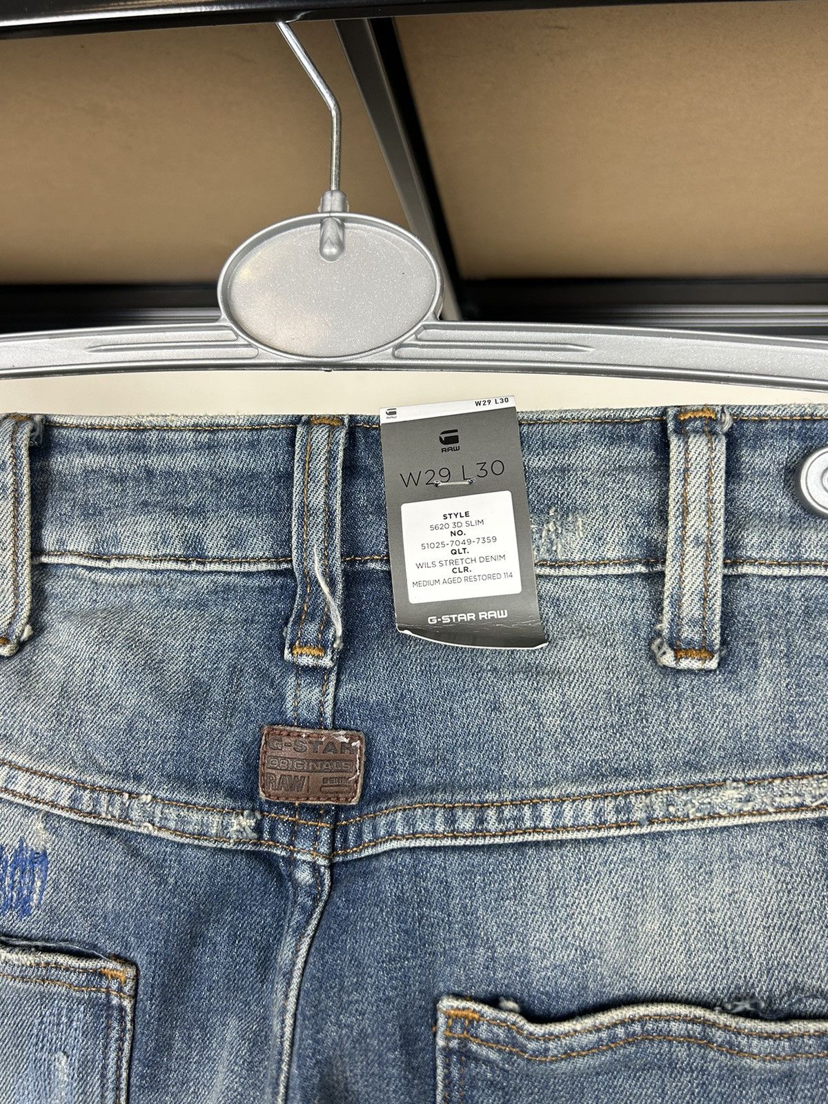 G-Star 5620 3D Zip Knee Skinny G-Star Denim Size US 29 - 9 Thumbnail