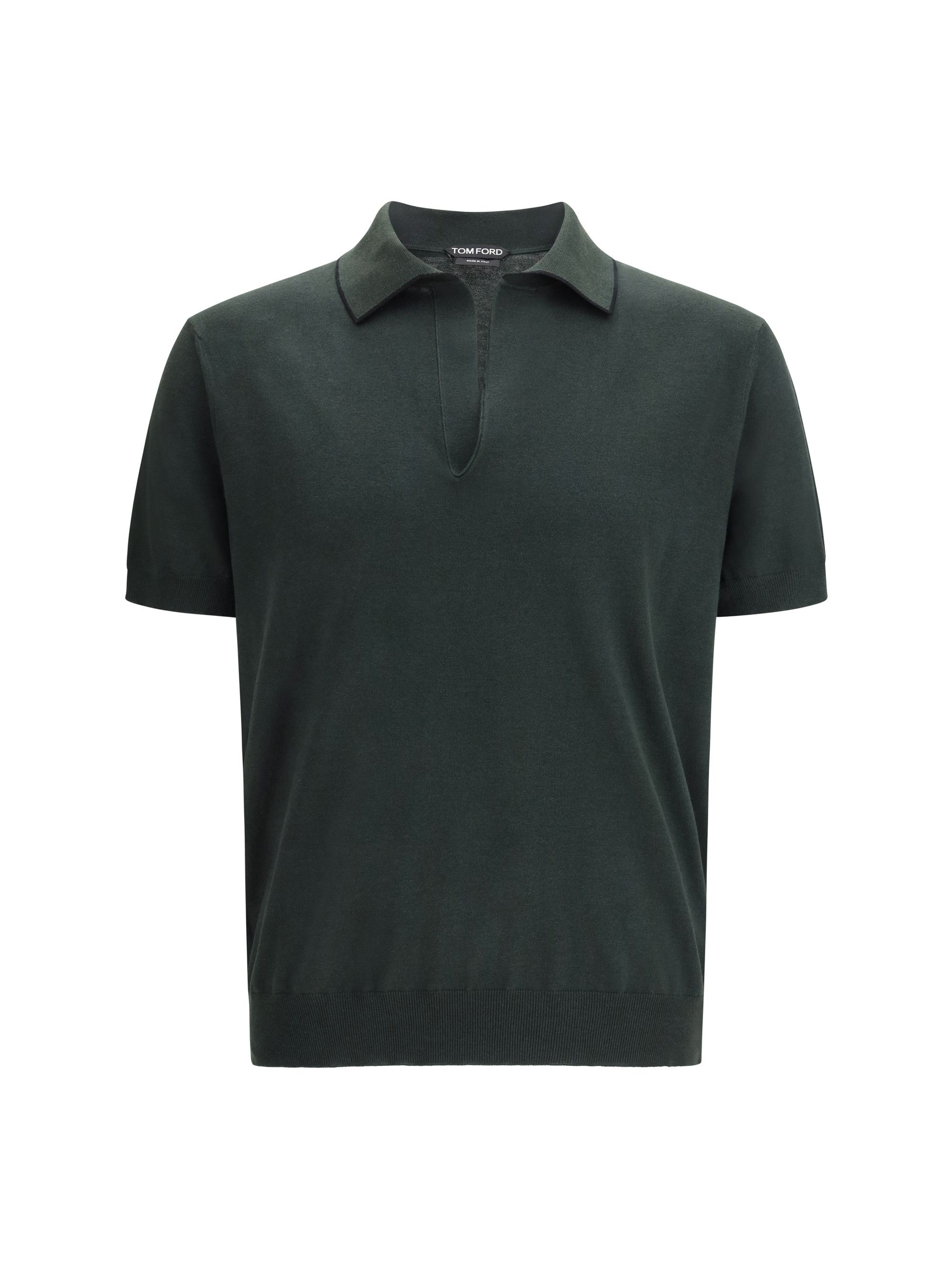 Tom Ford Cotton and silk blend Polo Shirt Size US XL / EU 56 / 4 - 1 Thumbnail
