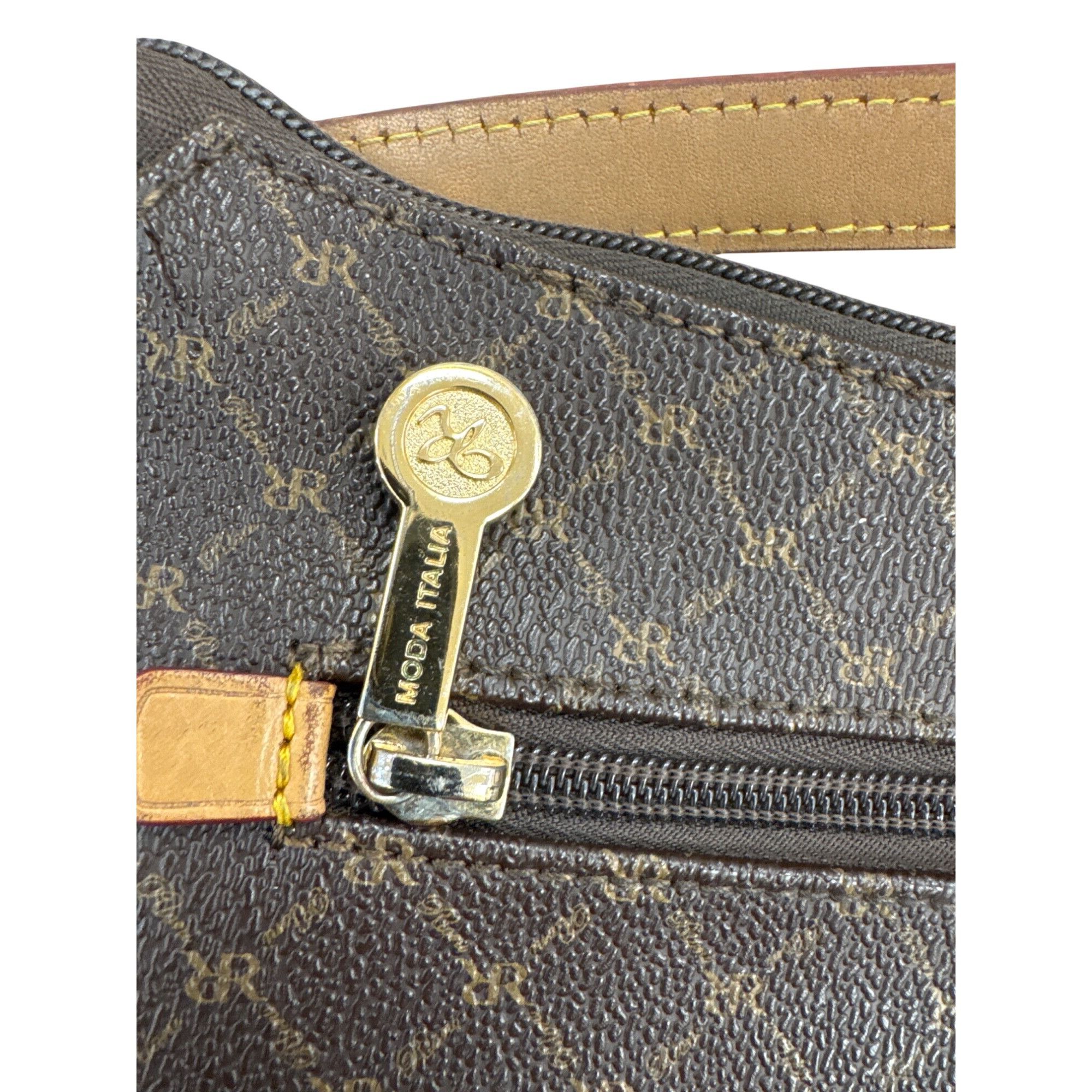 Designer Rioni Womens Brown Leather Clutch Handbag 7"x12" SKU 7332 Size ONE SIZE - 9 Thumbnail