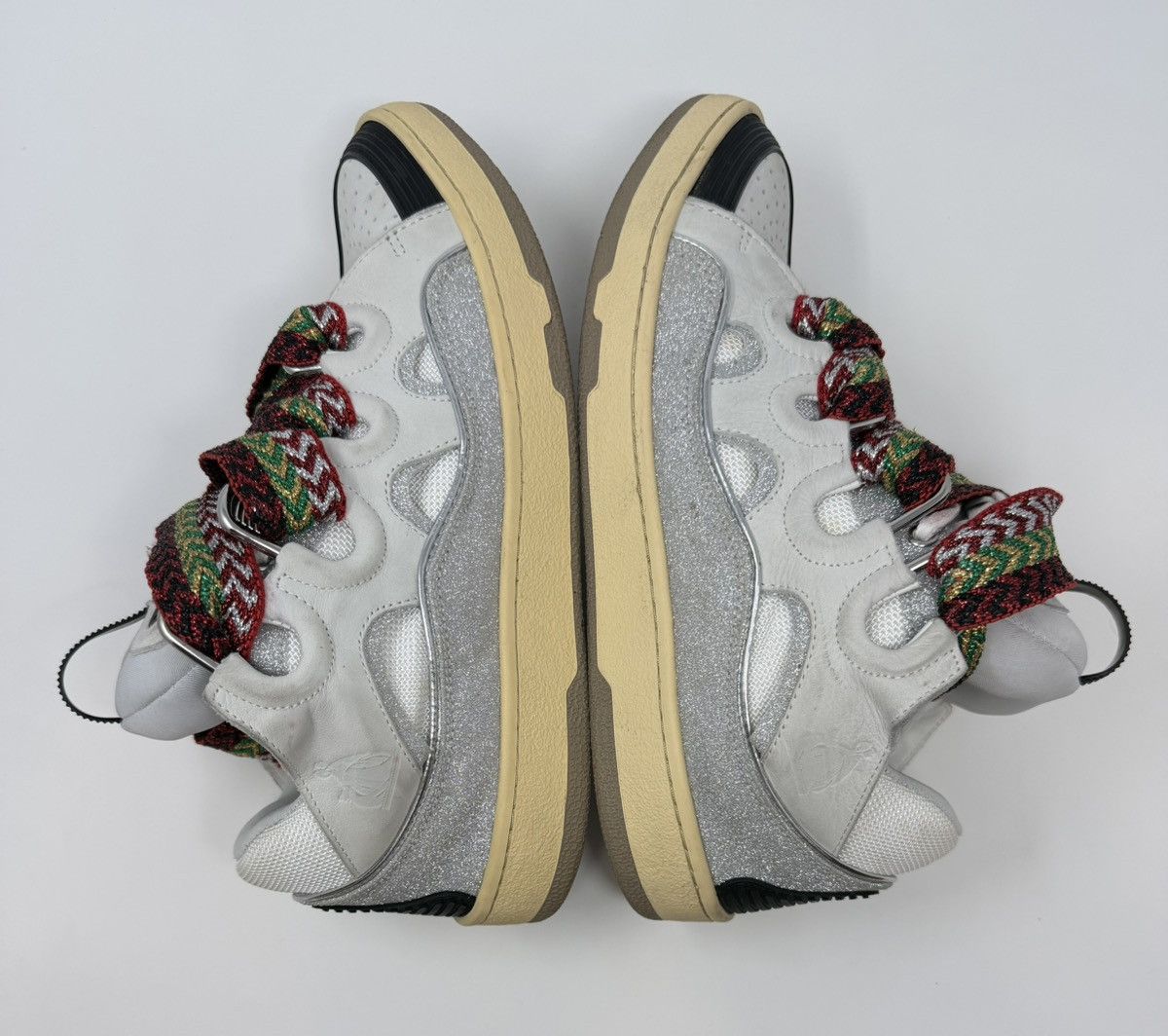 Lanvin Lanvin Curb Sneaker White Glitter Size US 10 / EU 43 - 3 Thumbnail