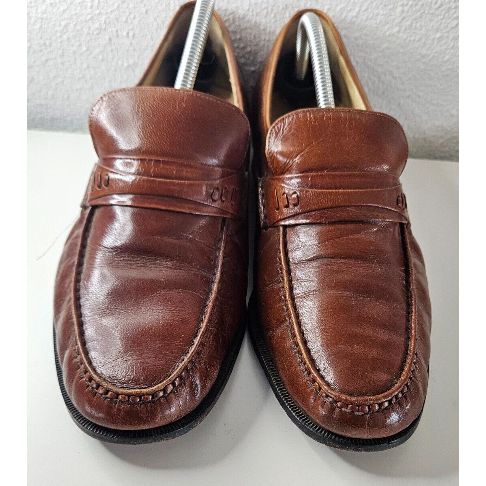 Other Jarman Men's Shelter Leather Loafers Brown Size 9.5 Size US 9.5 / EU 42-43 - 2 Thumbnail