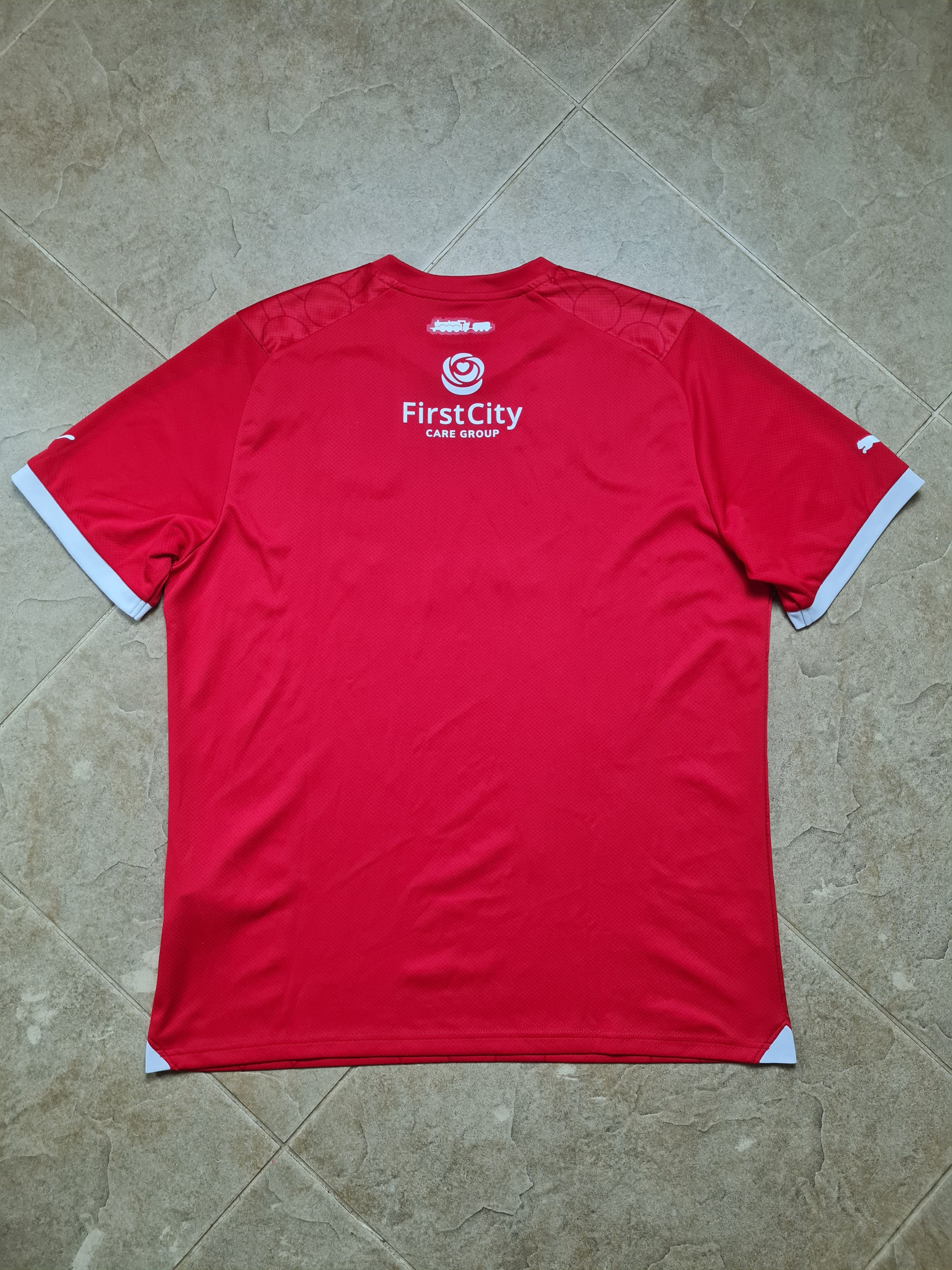 Puma Puma Swindon Town FC 2023-24 Home Football Shirt MiPermit Size US XL / EU 56 / 4 - 13 Thumbnail