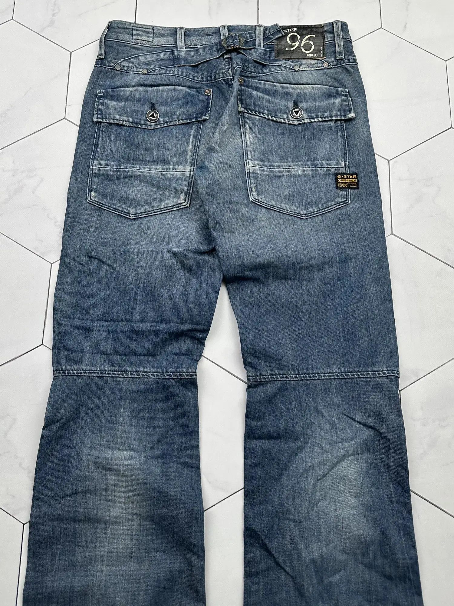 G-Star G Star Raw Vintage Flare Jeans (B229) Size 28" / US 6 / IT 42 - 8 Thumbnail