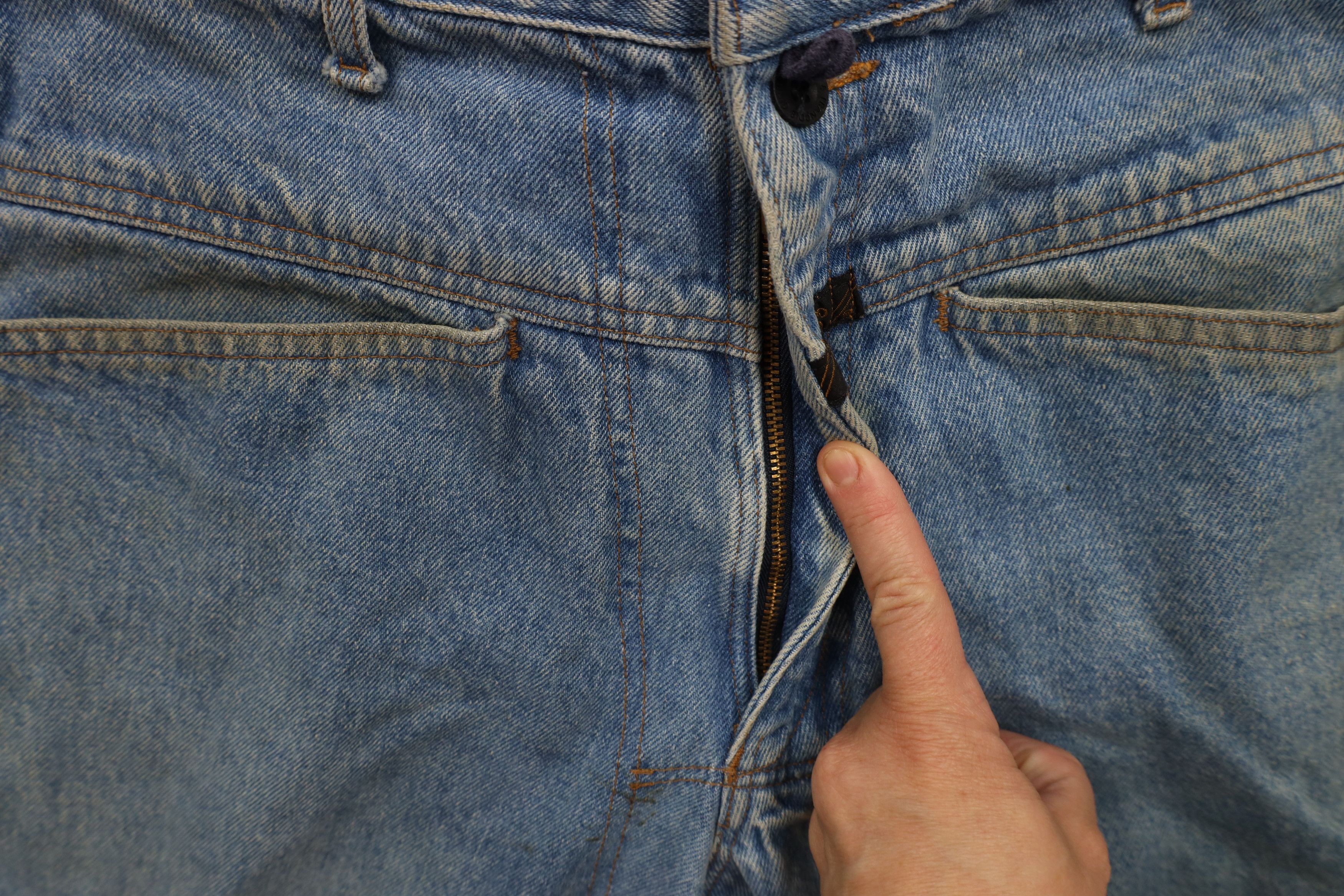 Marithe + Francois Girbaud × Vintage Vintage 90s Marithe Francois Girbaud Leg Jeans Blue USA Size US 30 / EU 46 - 8 Thumbnail