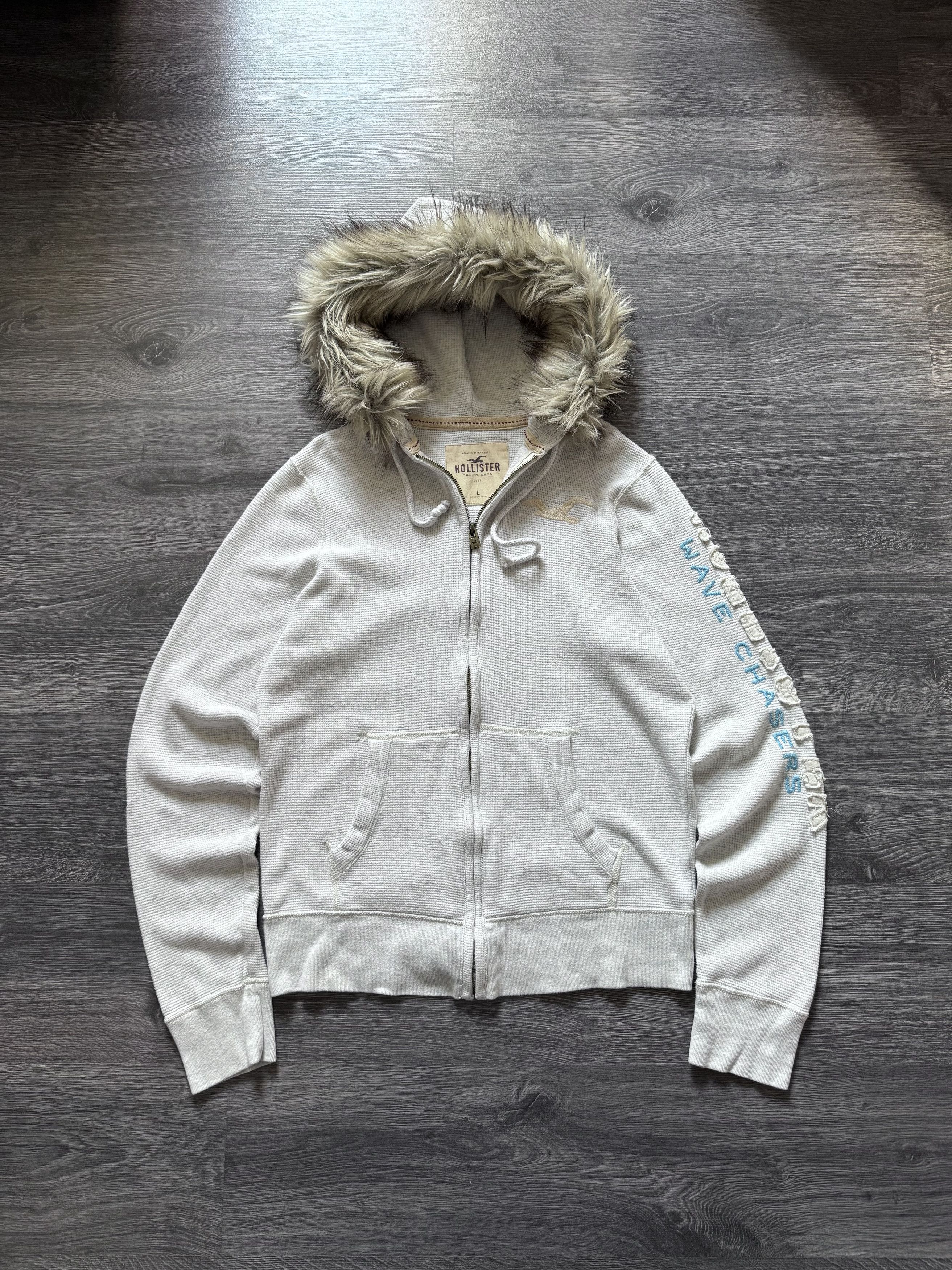 00s archive GAP fur zip hoodie Y2K 紺 00s archive GAP fur zip hoodie Y2K 紺ギャル