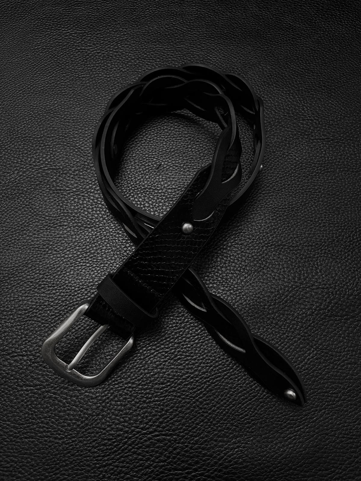 Japanese Brand Twist Leather Belt Size ONE SIZE - 2 Thumbnail