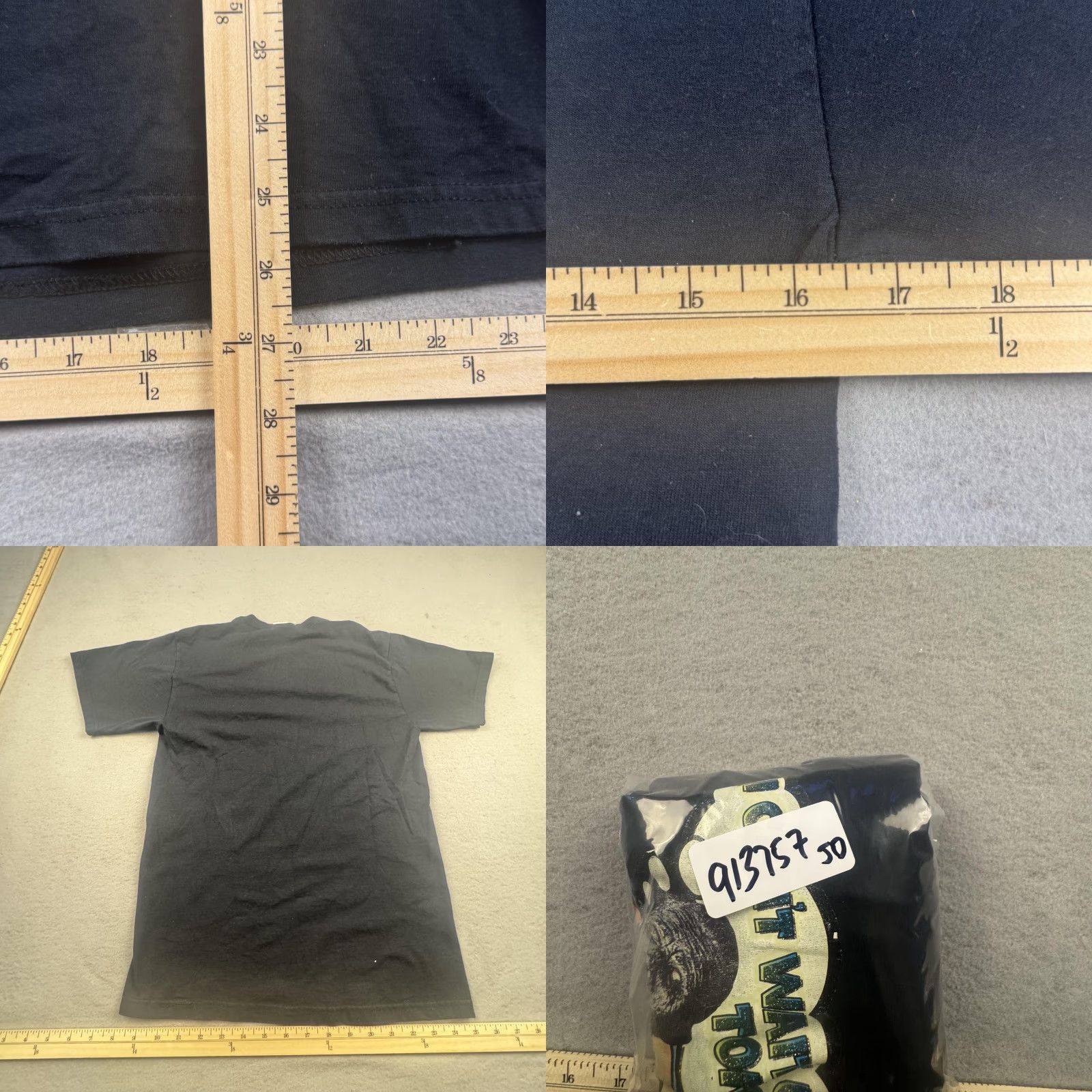 Fruit Of The Loom VINTAGE The Mummy Shirt Mens S Black Graphic Horror 90s Universal Monsters T-Shirt Crew Neck Short Sleeve Cotton Polyester FolkFruit of the Loom Size US S / EU 44-46 / 1 - 8 Thumbnail