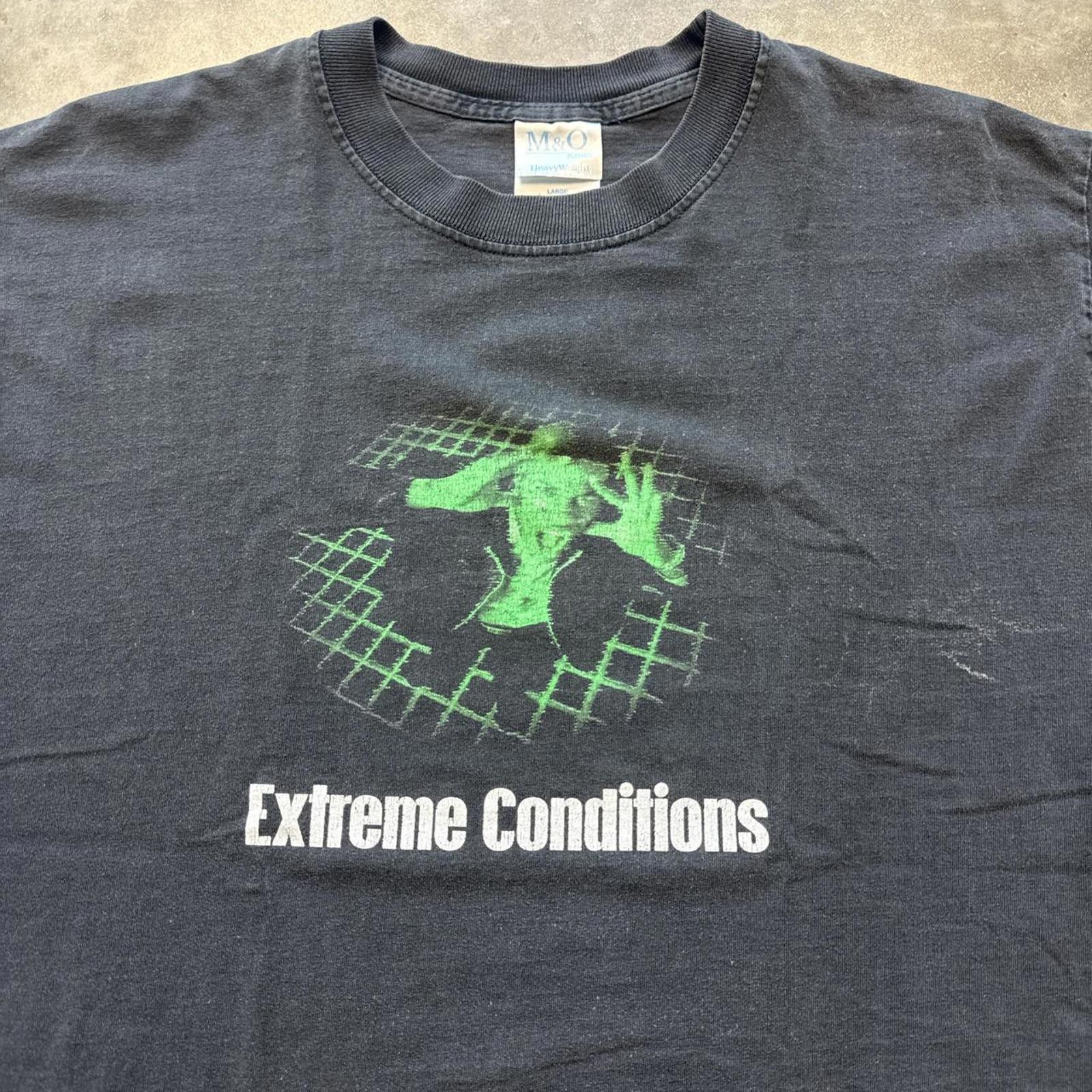 Other Extreme Conditions Vintage 90's Skater Graphic T-Shirt Size US L / EU 52-54 / 3 - 3 Thumbnail