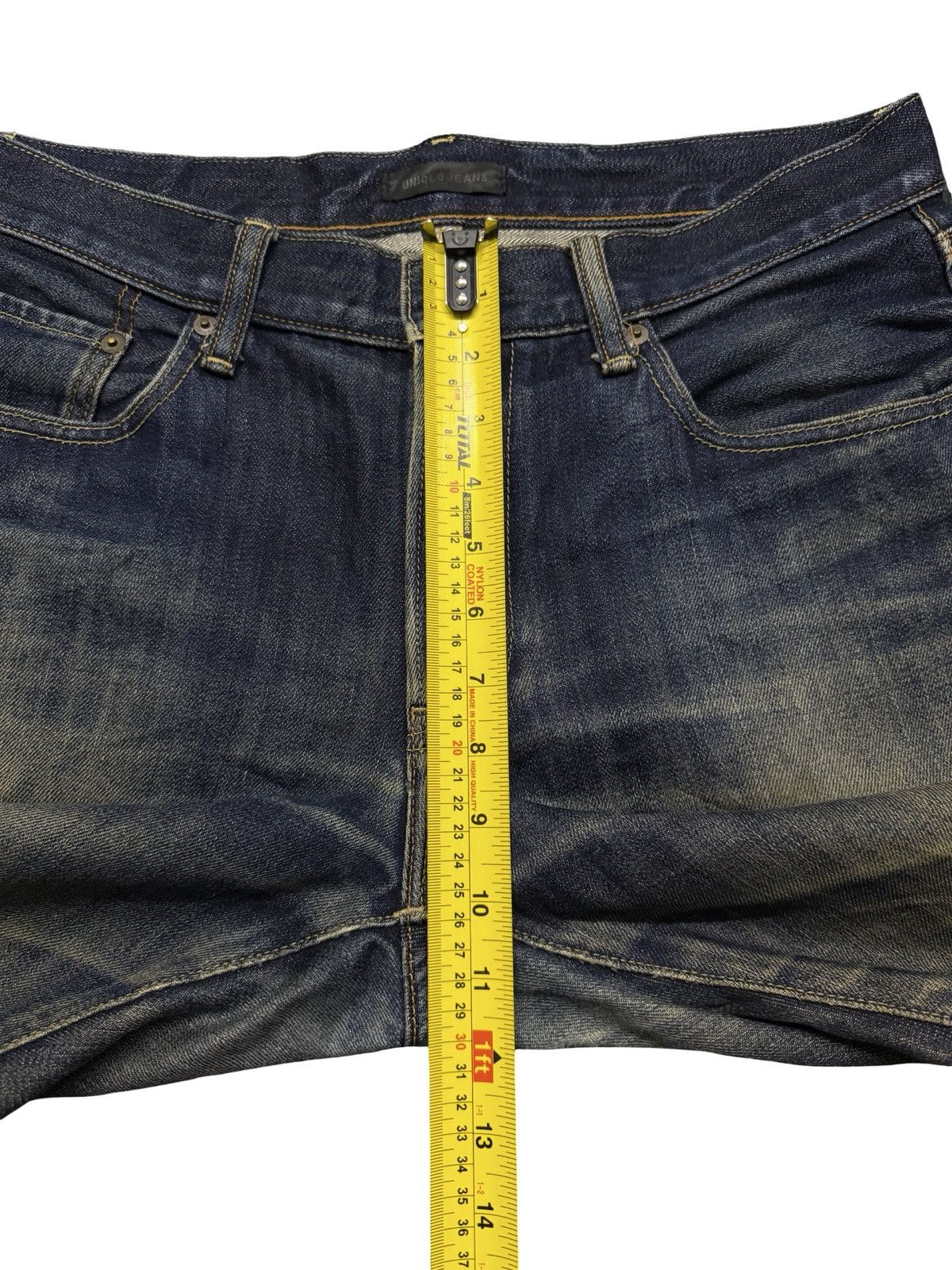 Uniqlo Vintage Uniqlo Jeans Japan | Vintage Faded Mud Wash | W33 Size US 33 - 13 Thumbnail