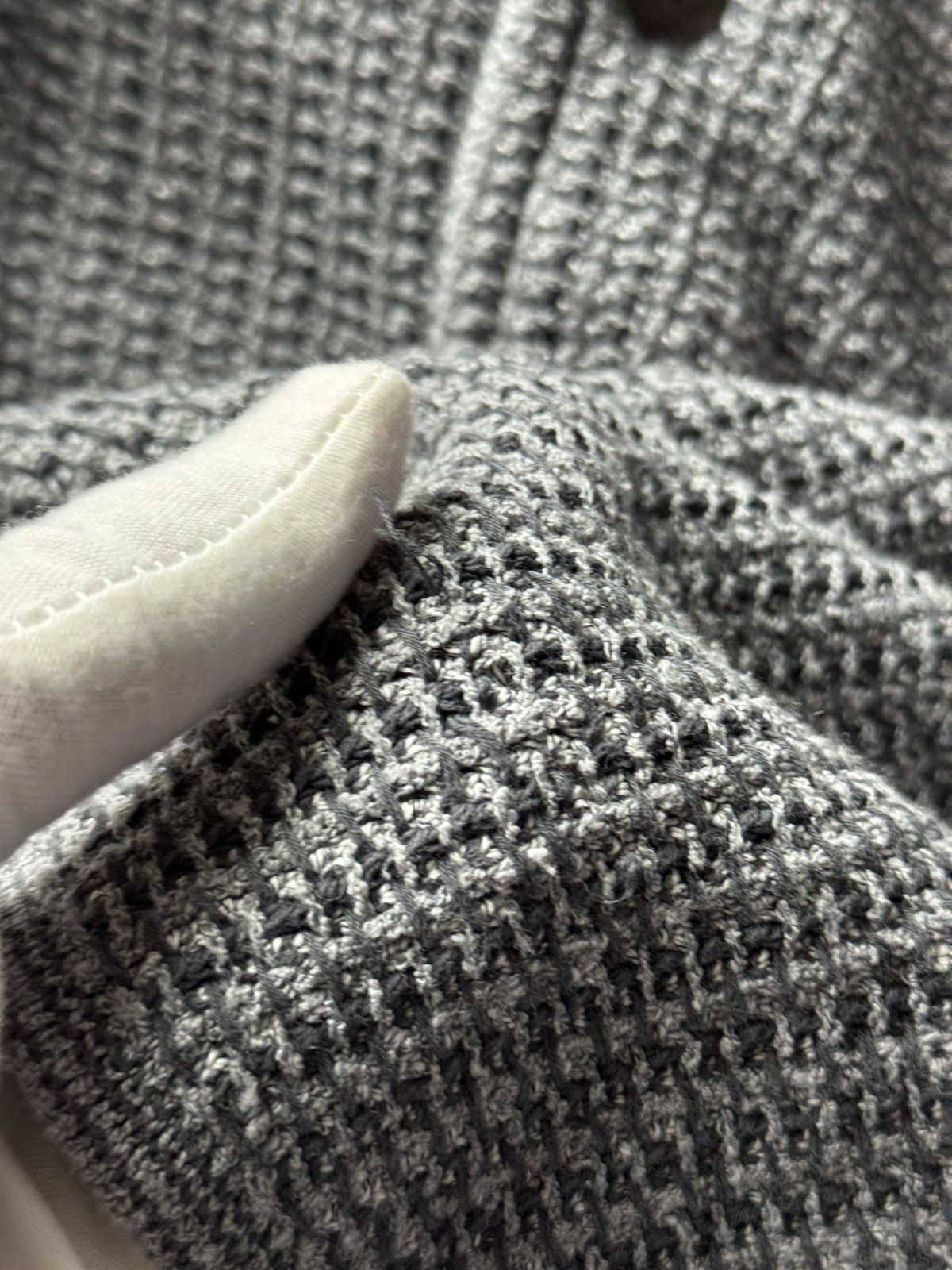 Ermenegildo Zegna Vintage Zegna knit vest in gray weave sz 54 Size US L / EU 52-54 / 3 - 5 Thumbnail