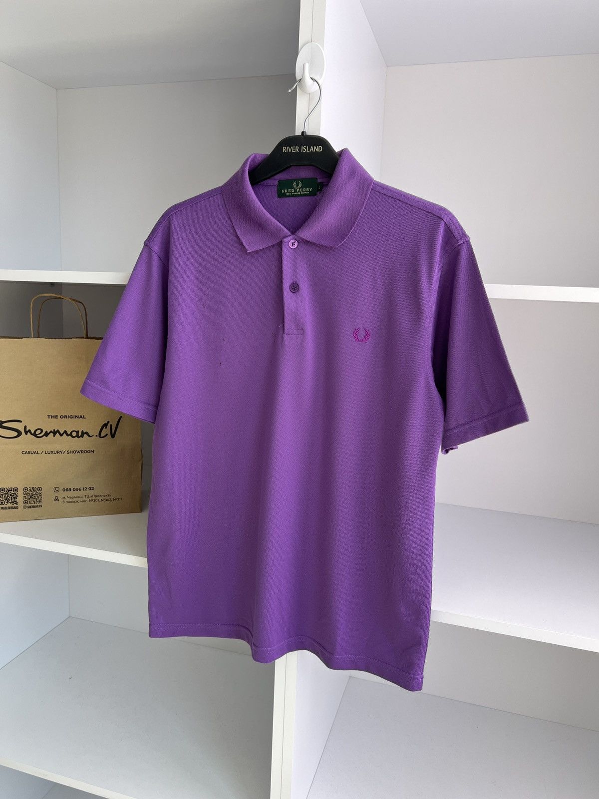 Fred Perry × Vintage Vintage Fred Perry Casual Polo T-shirt Size US L / EU 52-54 / 3 - 2 Thumbnail
