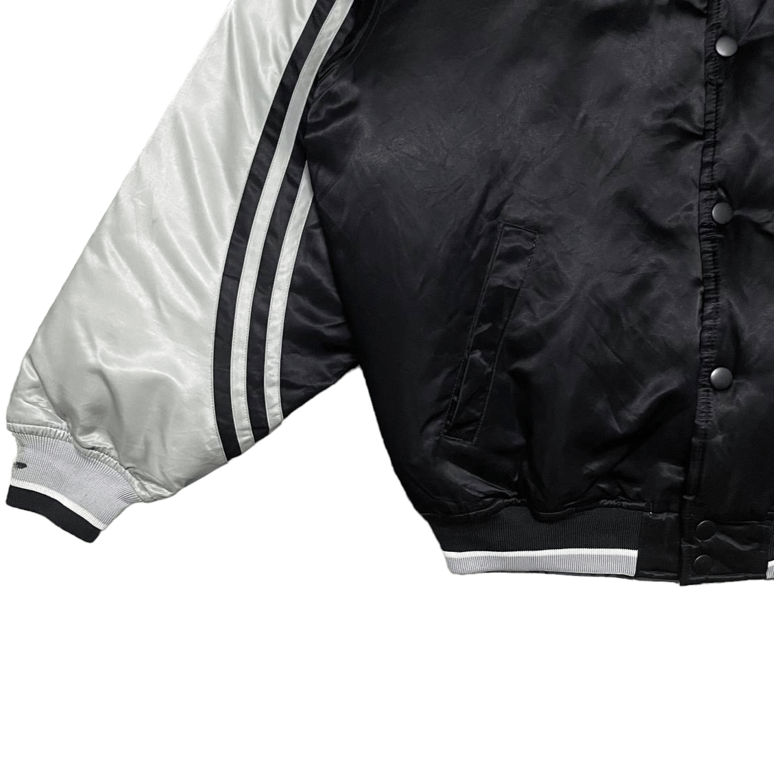 Vintage Starter Oakland Riders NFL Team Puffer Bomber Jacket