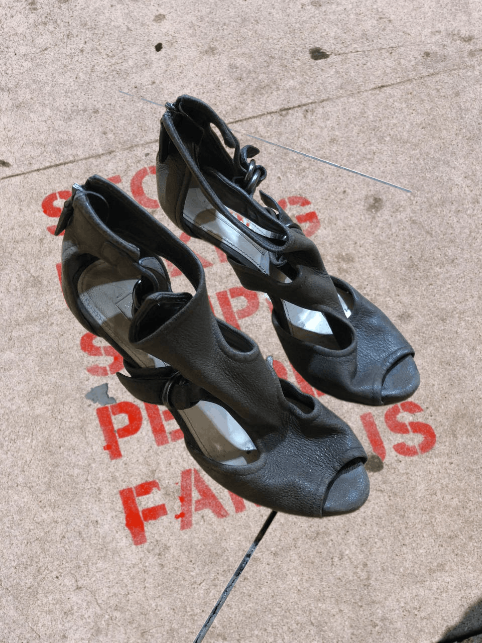 Prada Vintage Prada Leather T-Strap Pumps - heels Size US 5 / IT 35 - 1 Thumbnail