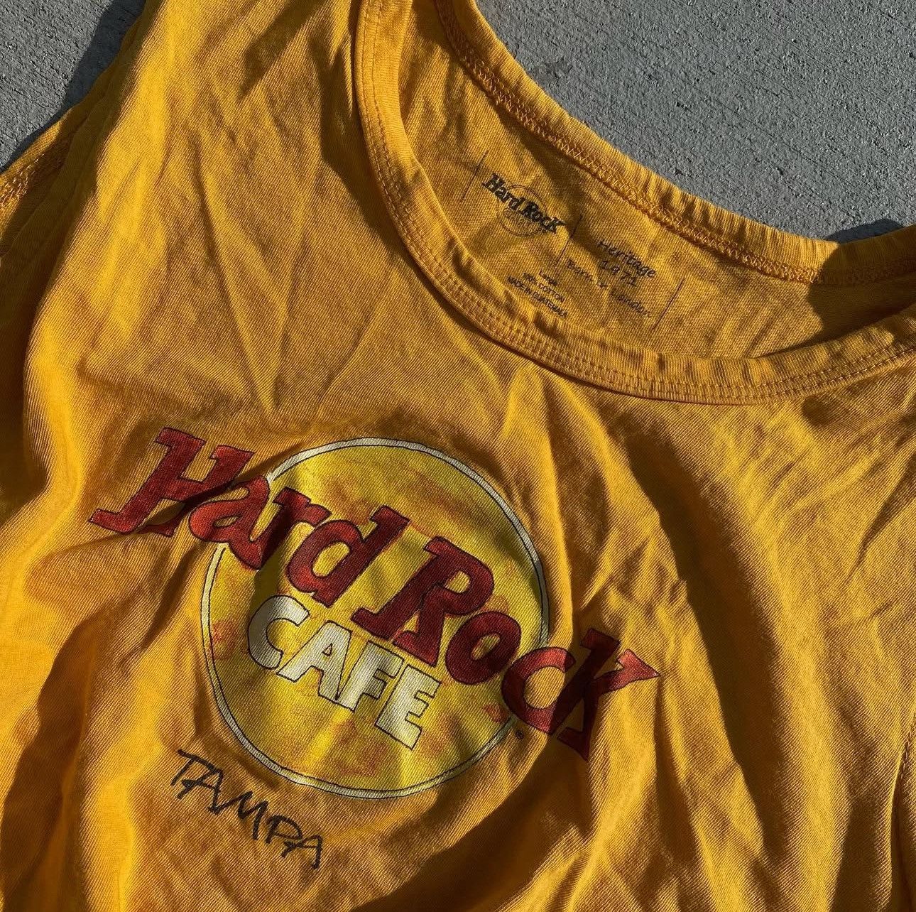 Hard Rock Cafe Hard Rock Cafe Tampa Sleeveless Front Tie Top Size L / US 10 / IT 46 - 2 Thumbnail