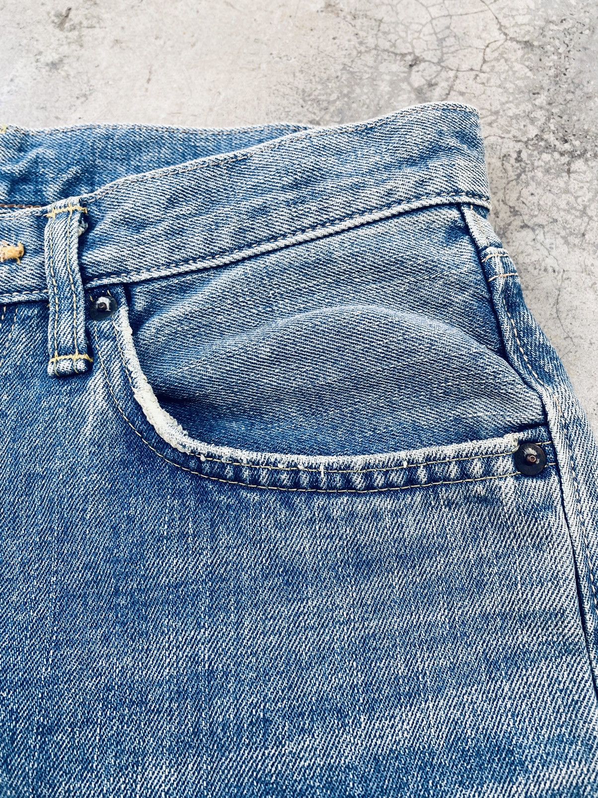Edwin Vintage Edwin 505z Orange Tag Selvedge Denim Pants Size US 30 / EU 46 - 5 Thumbnail