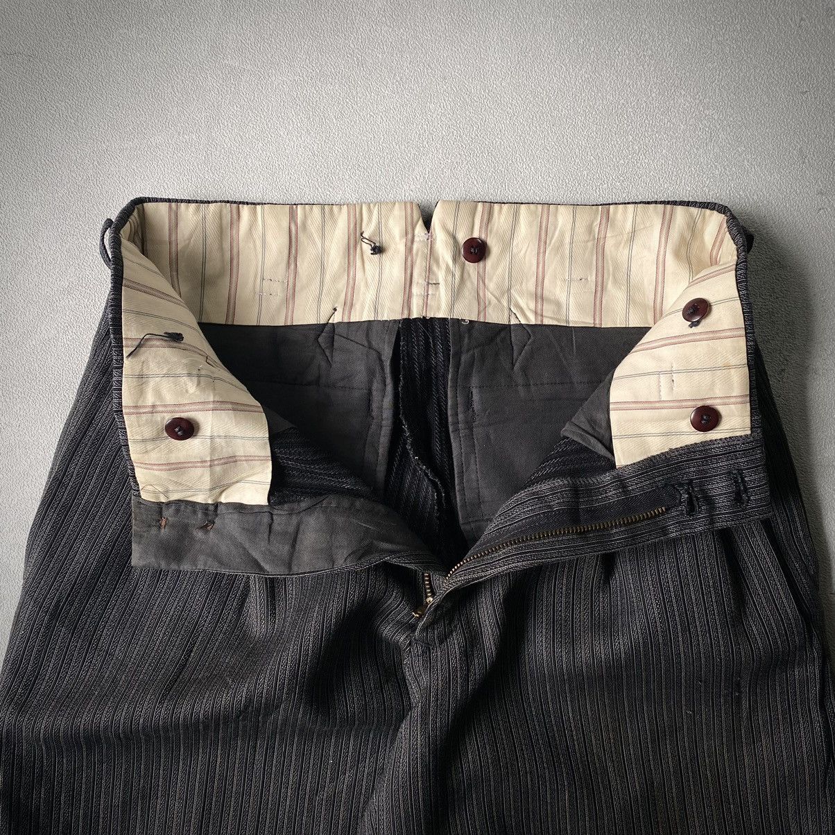 If Six Was Nine × Japanese Brand × Le Grande Bleu (L.G.B.) monsieur nicole by mitsuhiro matsuda trouser buckle back Size US 27 - 5 Thumbnail