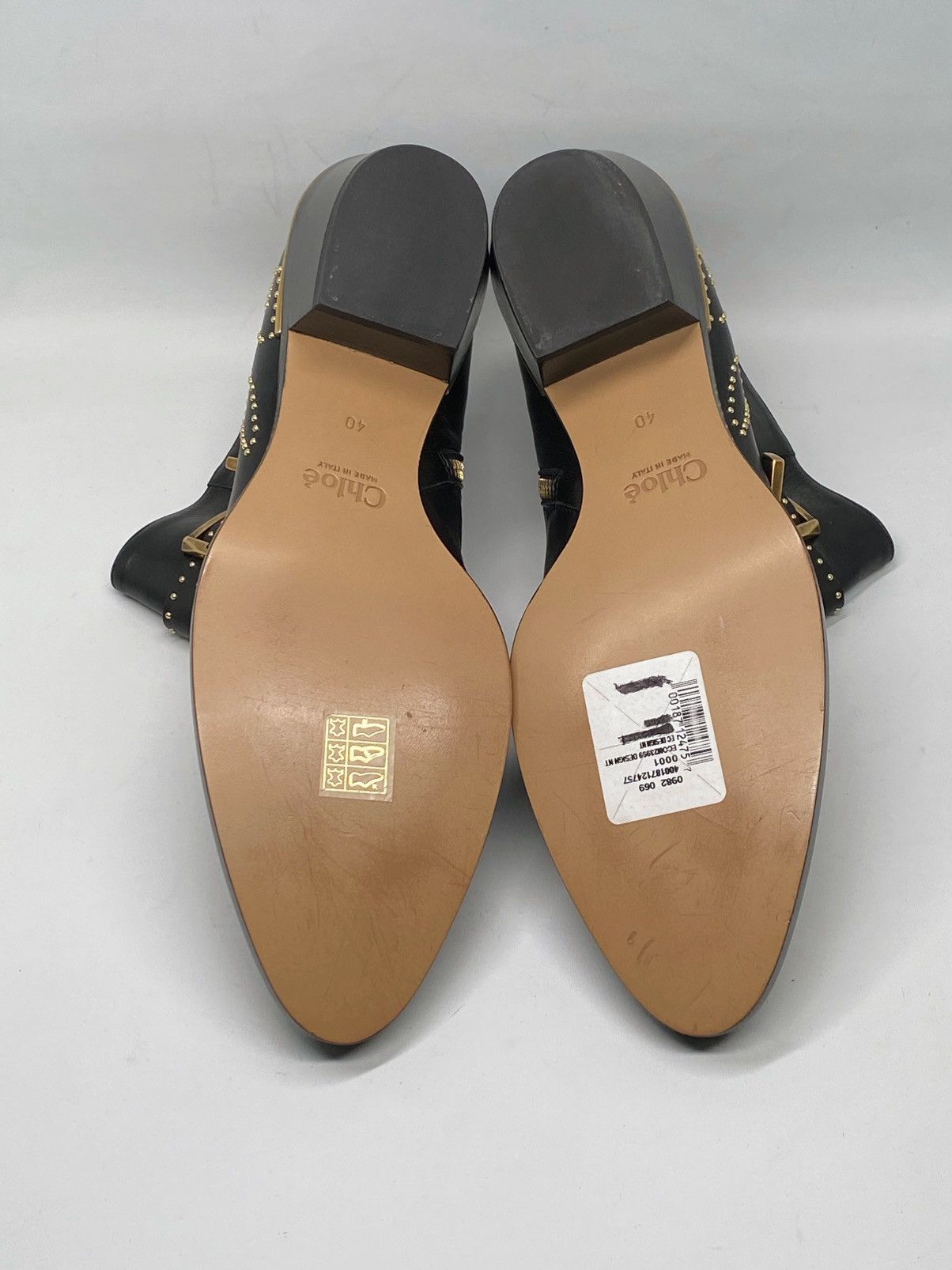 Chloe Chloe Susanna Pointed-Toe Studded Booties size 40 Size US 10 / IT 40 - 14 Thumbnail