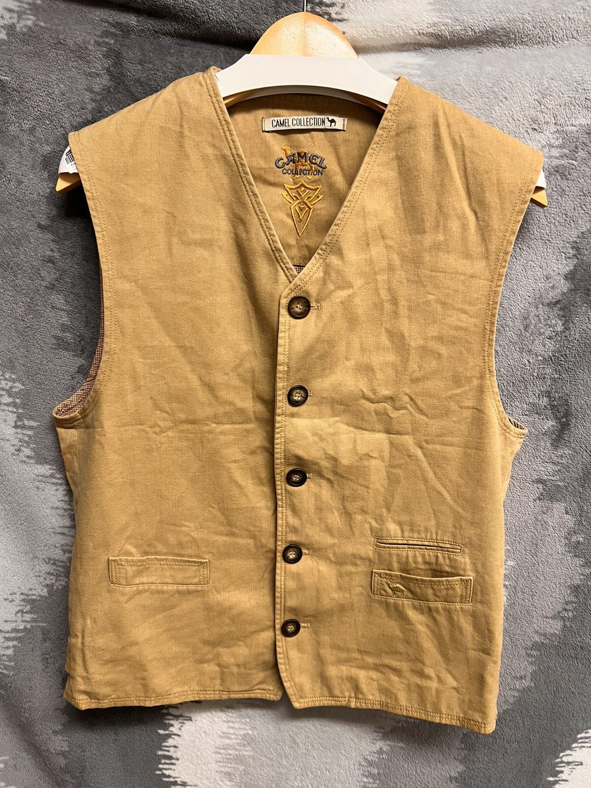 Camel × Vintage Camel vest vintage 2k vintage 48 size Size 48L - 1 Thumbnail