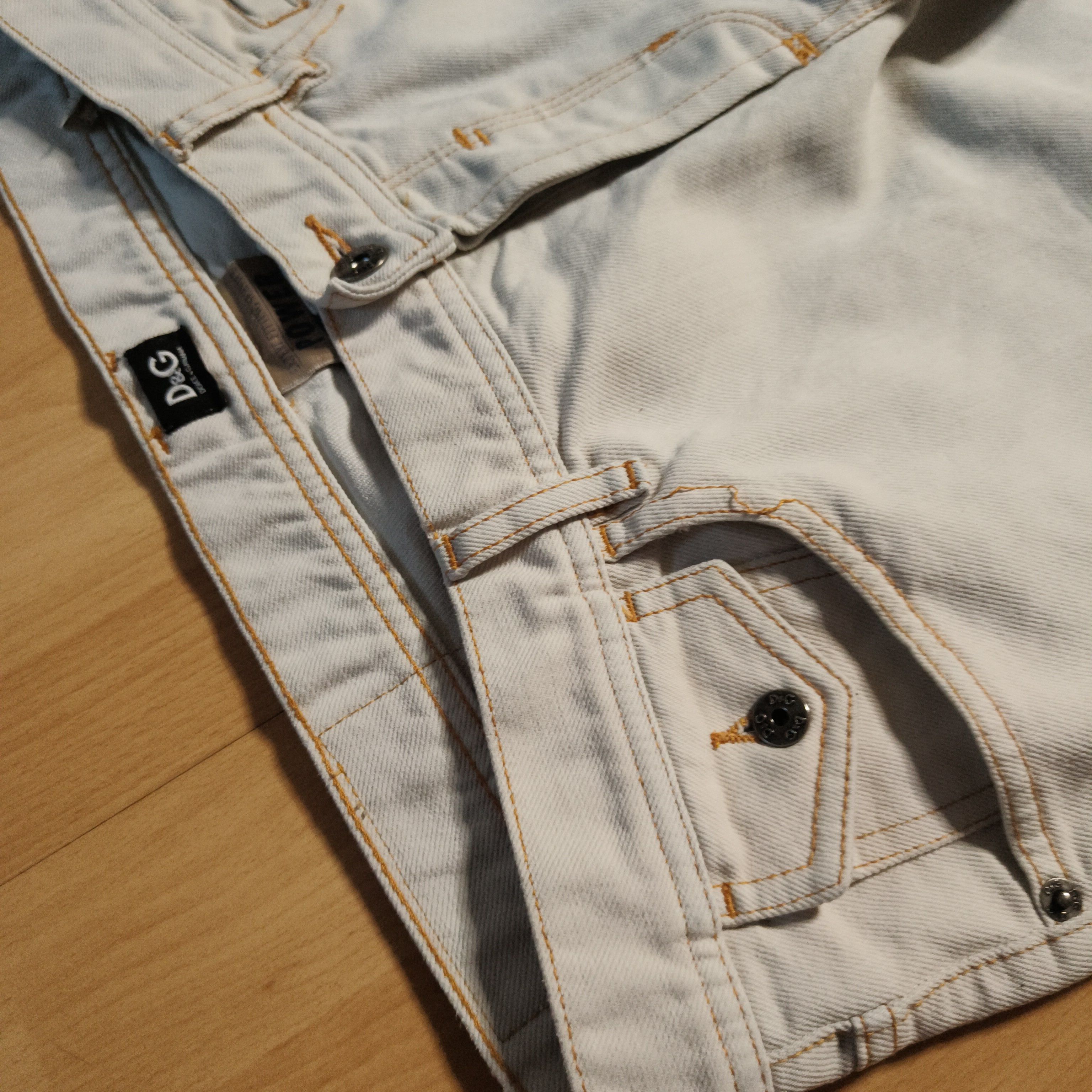 Dolce & Gabbana × Vintage DOLCE&GABBANA Cotton Straight Fit Jeans Made In Morocco Size US 35 - 3 Thumbnail