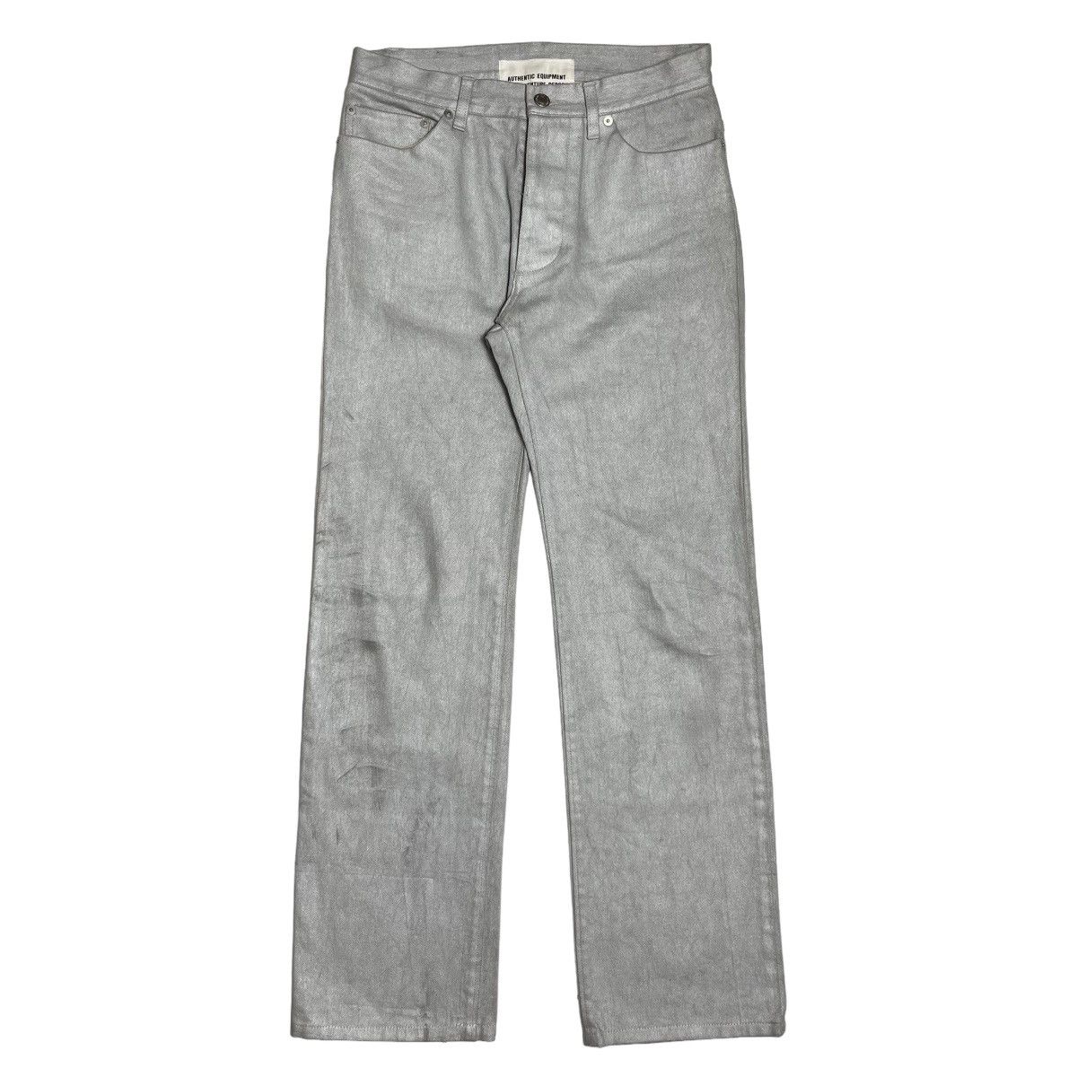 image of Cabane De Zucca Grey Wax Jeans, Men's (Size 32)