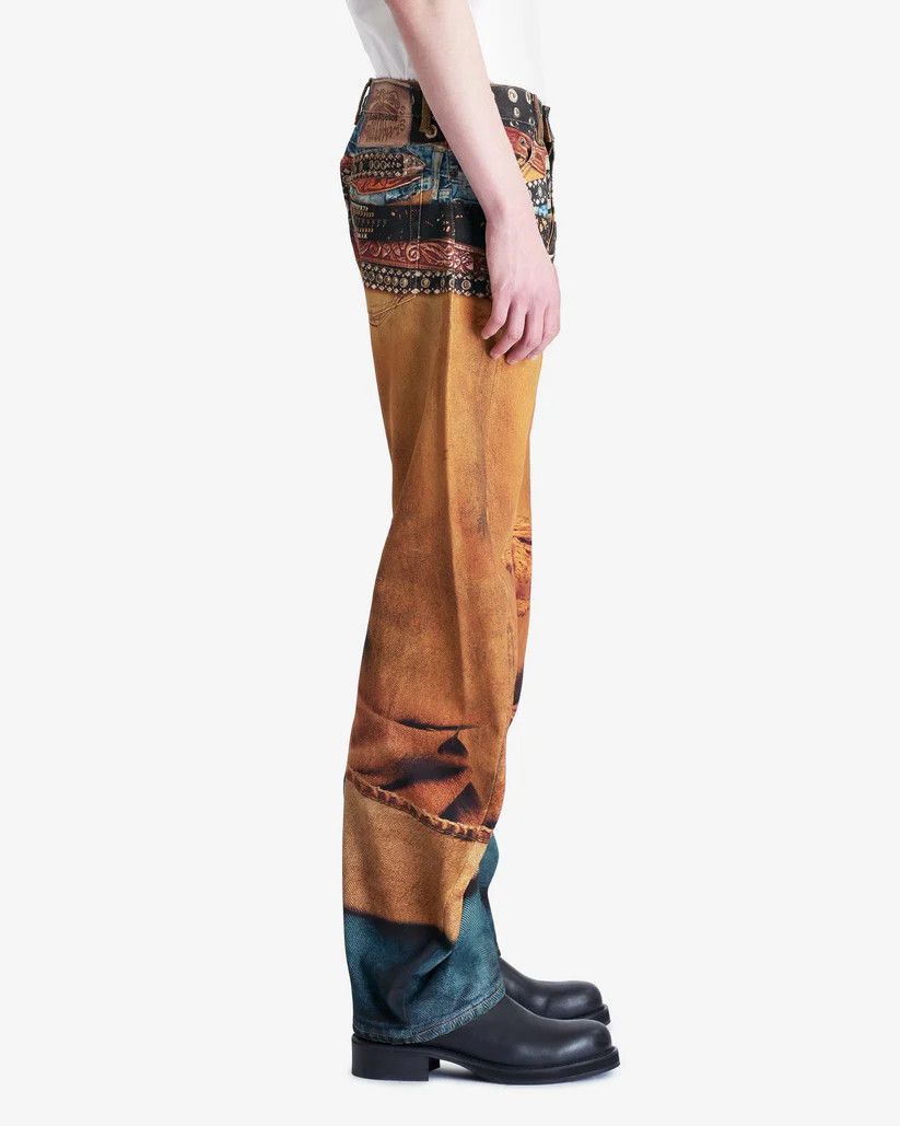 Acne Studios o1s1v1r1oon0825 Multi Belt Trousers in Rust Orange Size US 32 / EU 48 - 2 Thumbnail