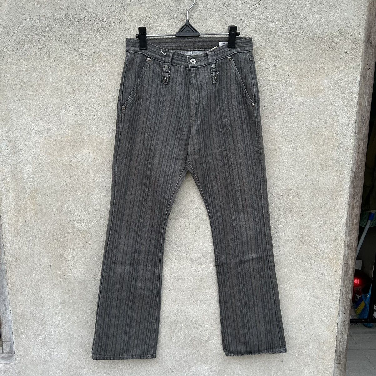 semanticdesign Vintage Flared Denim Semantic Design Stripe Size US 28 / EU 44 - 8 Thumbnail