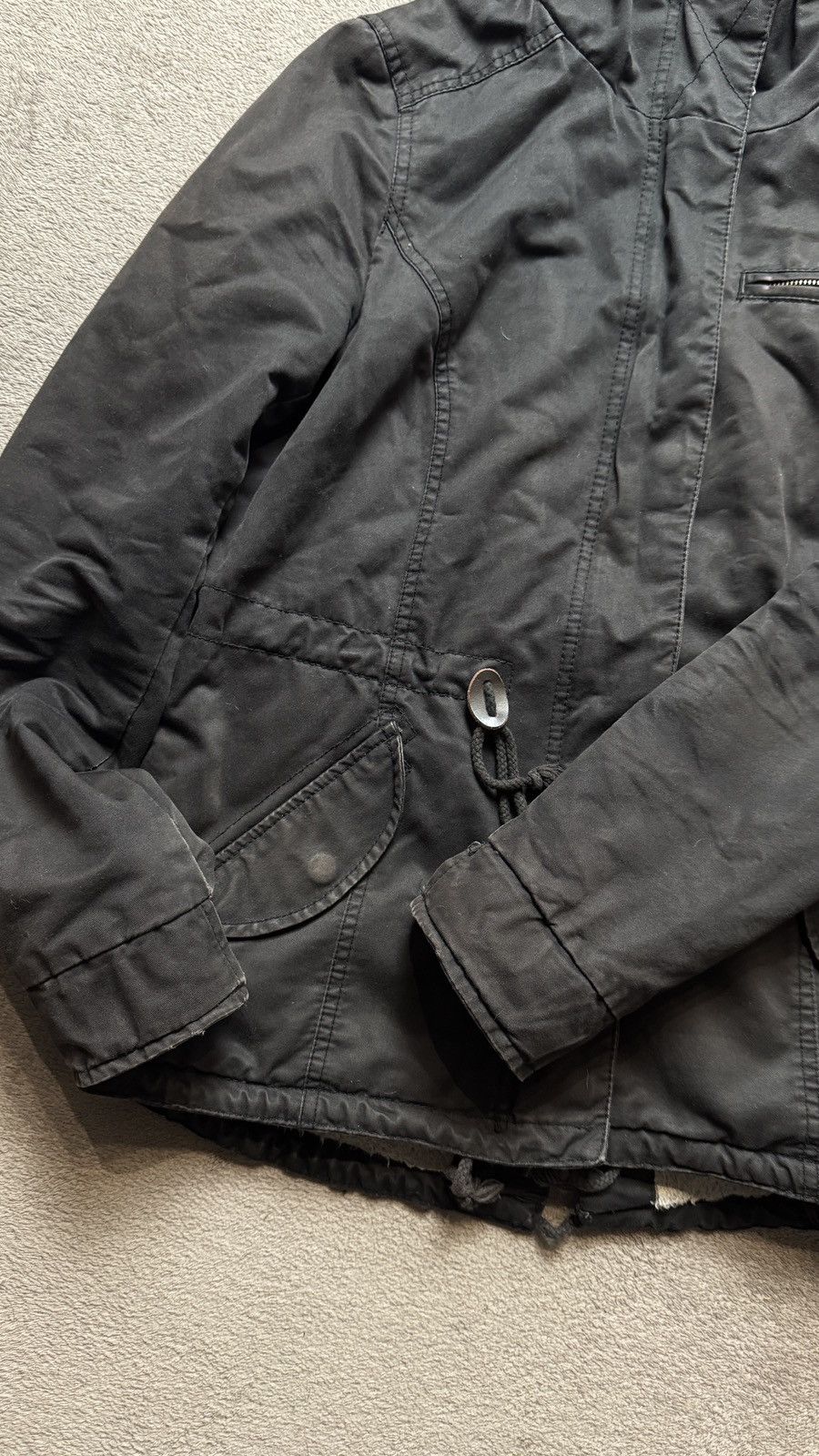 Japanese Brand Y2K If Six Was Nine Style Faux Fur Hood Jacket Alpha LGB Size US S / EU 44-46 / 1 - 6 Thumbnail