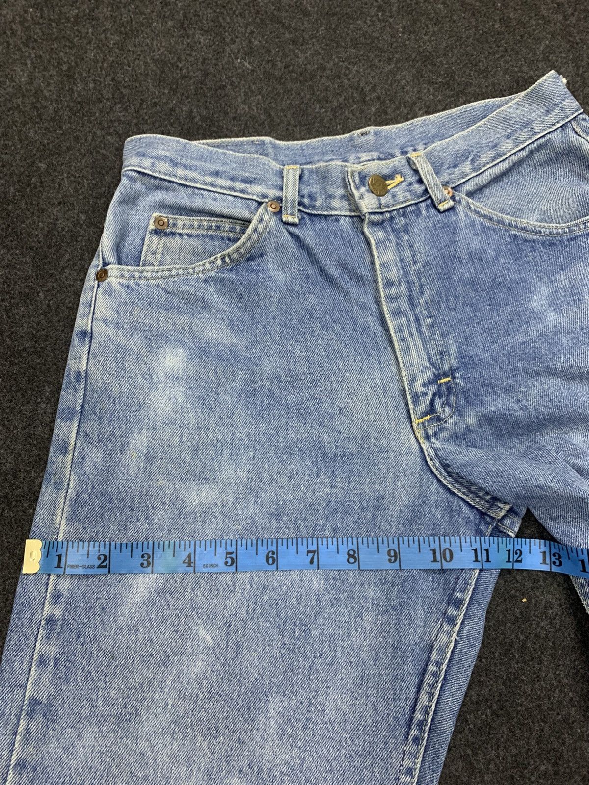 Lee Vintage 70s LEE RIDER JEANS.zip talon made in USA. Size US 30 / EU 46 - 5 Thumbnail