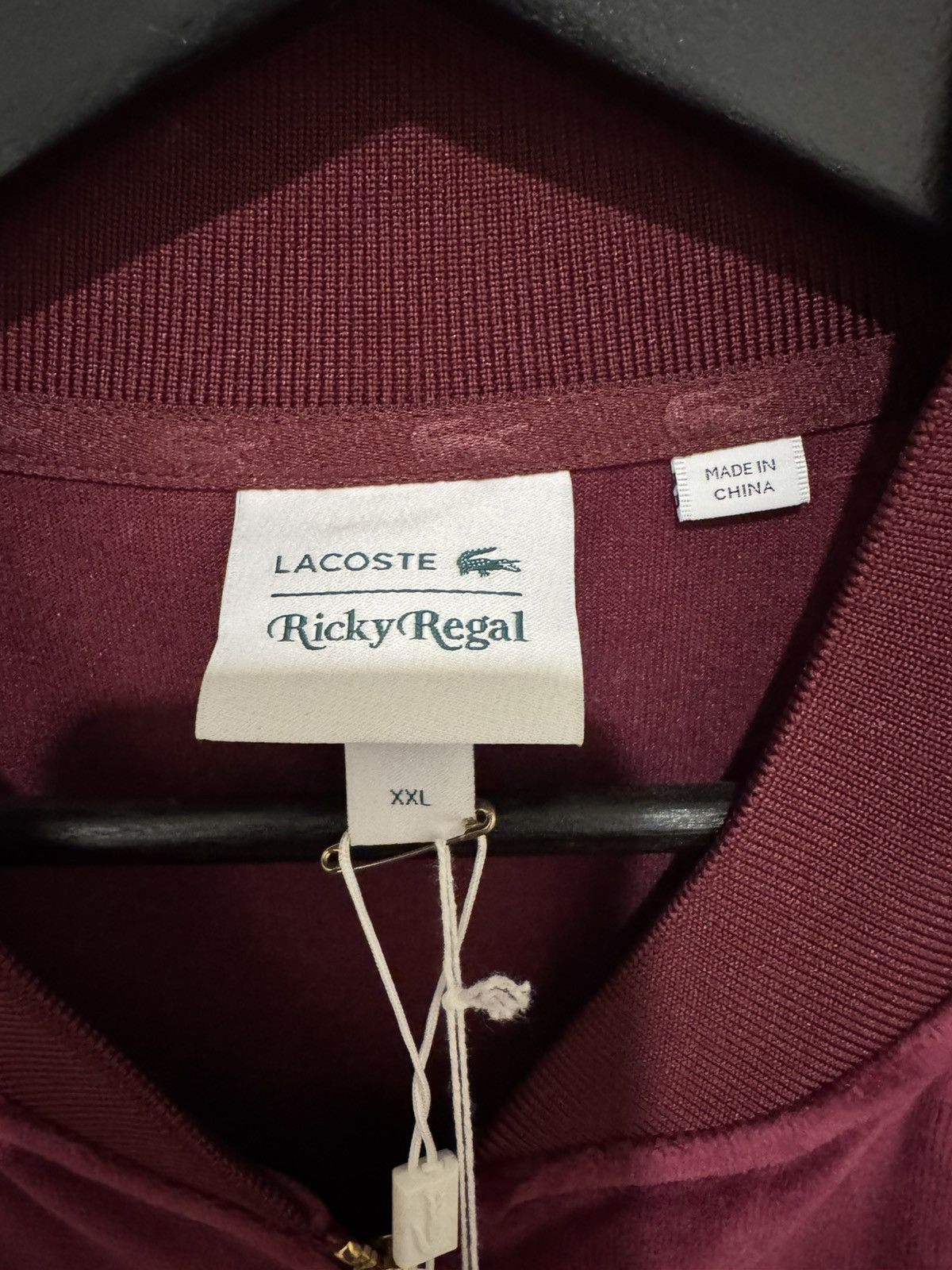 Lacoste Ricky Regal x Lacoste Zip Up shirt Size US XXL / EU 58 / 5 - 4 Thumbnail