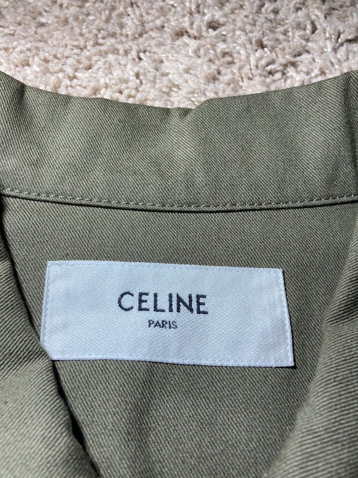 Celine SS24 Celine Saharienne Military Jacket 46 2024 Hedi Slimane Size US S / EU 44-46 / 1 - 2 Thumbnail