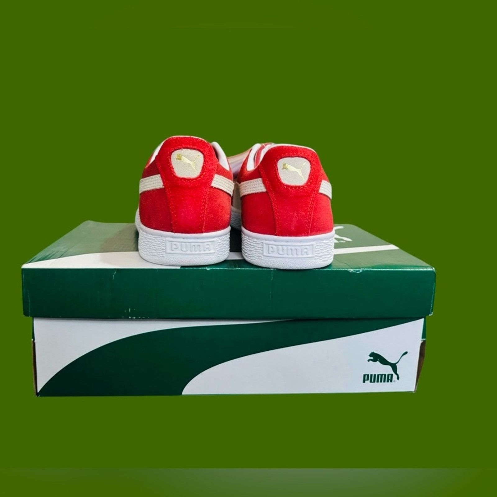 Puma Puma Suede Vintage High Risk Red Shoes Size US 9.5 / EU 42-43 - 4 Thumbnail