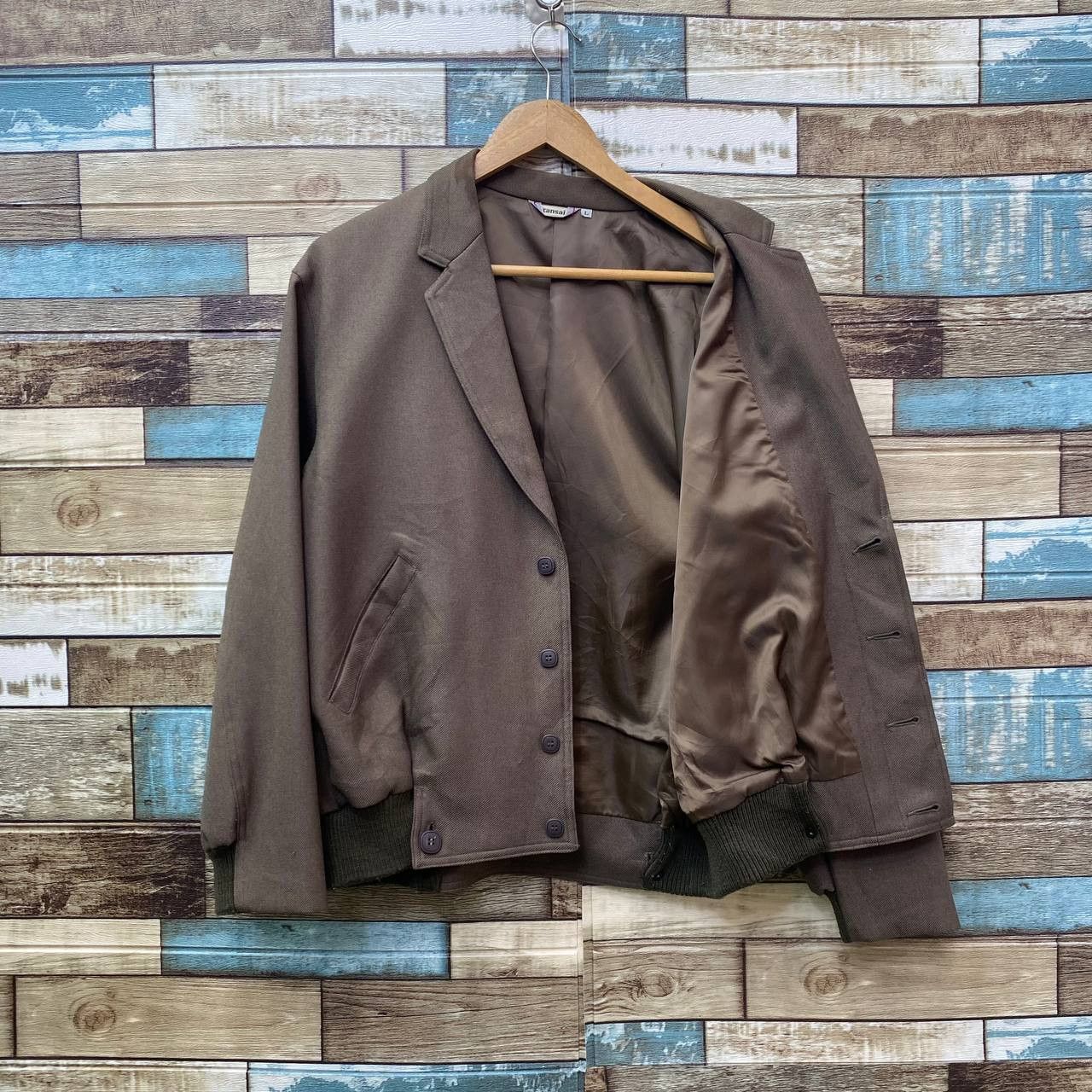 Kansai Yamamoto Vintage 90s Kansai Yamamoto "Uniform" Blazer Bomber Jacket Size US L / EU 52-54 / 3 - 9 Thumbnail