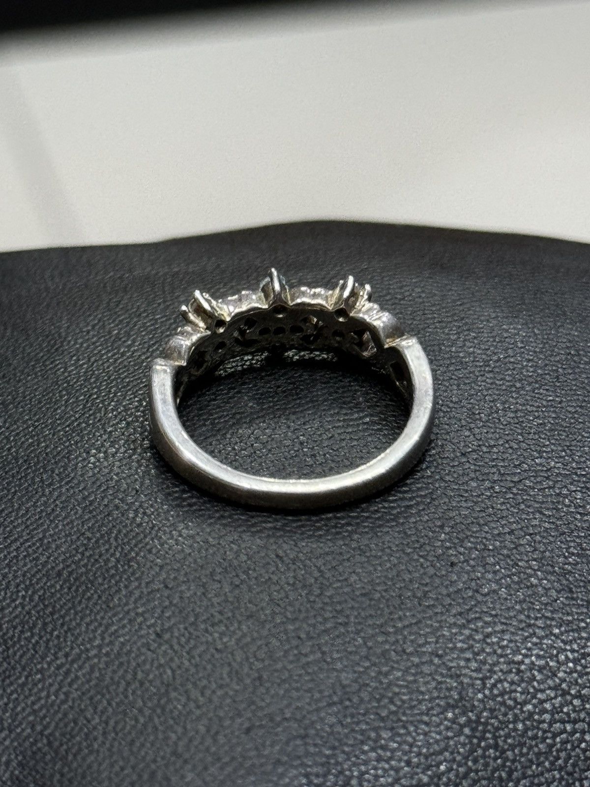 Jewelry × Sterling Silver AQUAMARINE STERLING 925 RING Size ONE SIZE - 4 Thumbnail