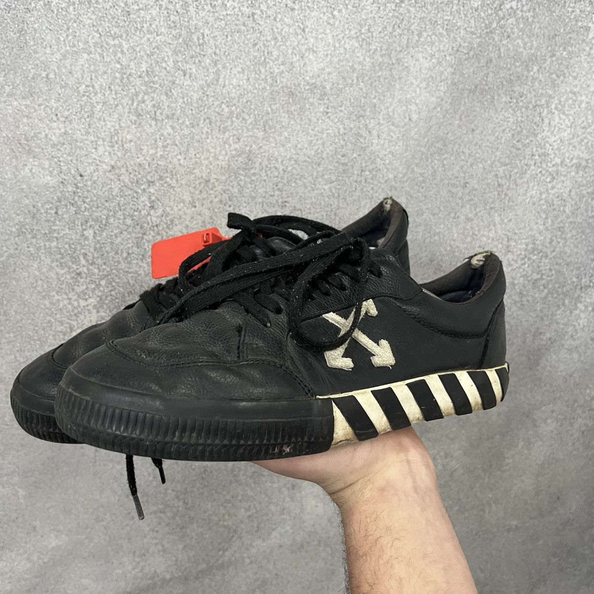Off-White Off white vulcanized sneakers shoes Black Size US 11 / EU 44 - 6 Thumbnail