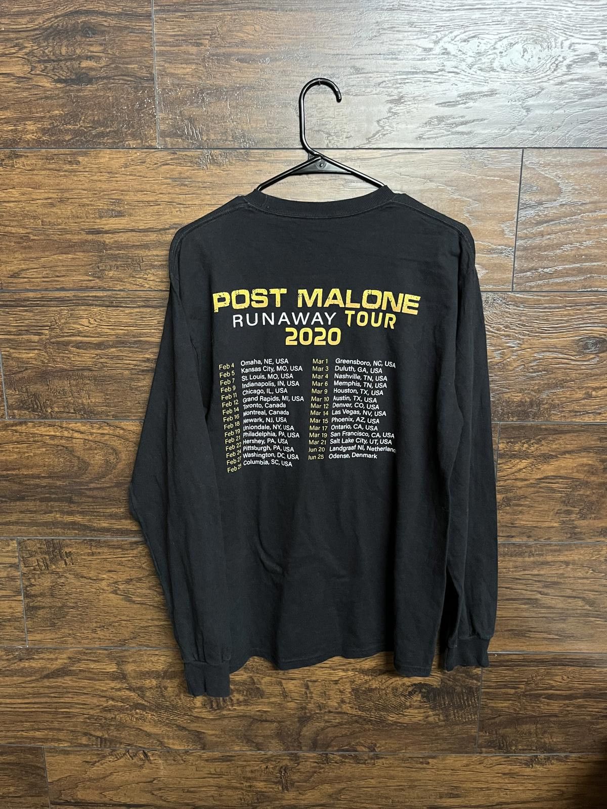 Designer Post Malone 2020 Runaway Tour Long Sleeves Canada - M Size US M / EU 48-50 / 2 - 2 Thumbnail