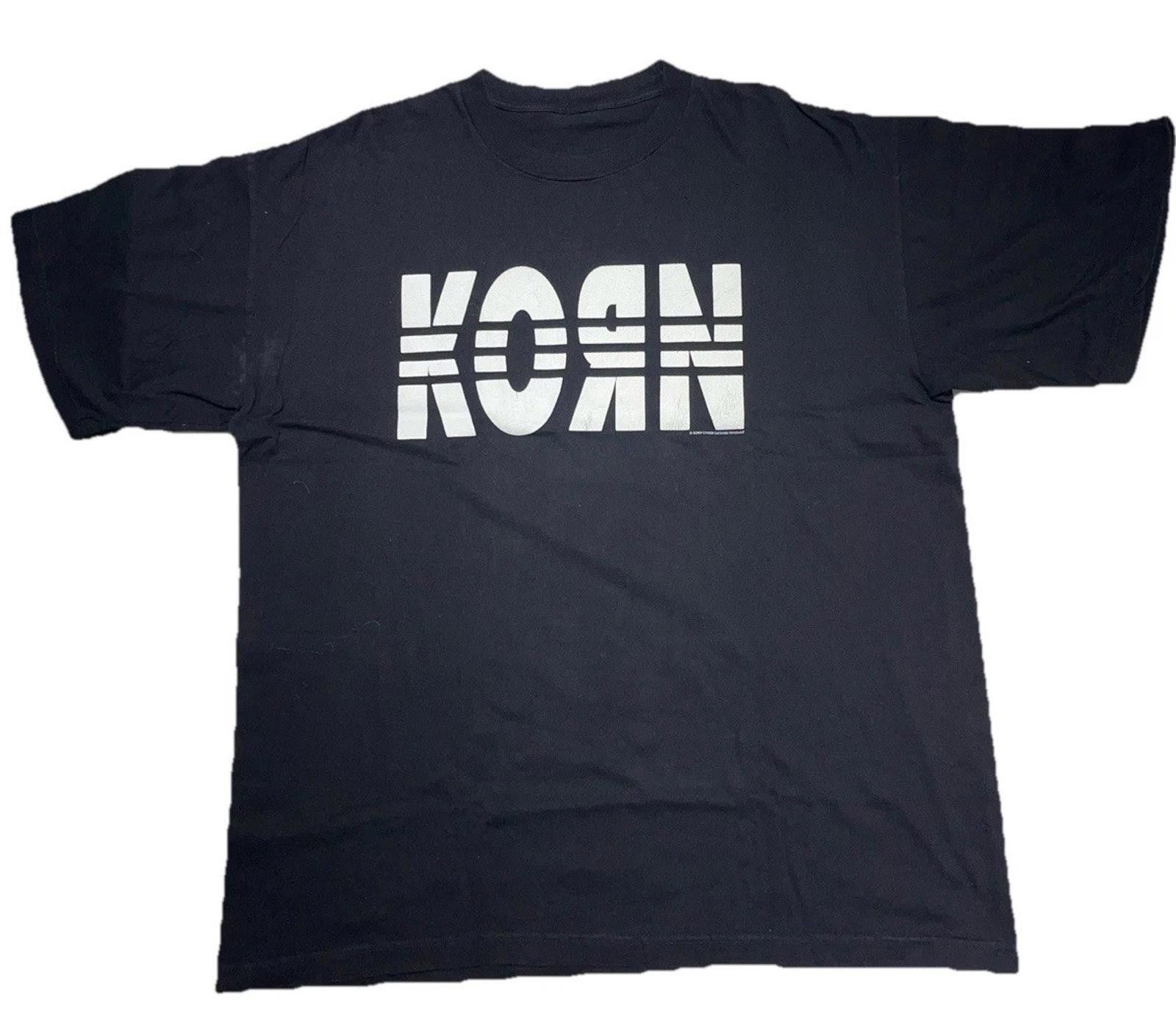 Giant Vintage 90s KORN Adidas Tee Shirt Band Nu Metal XL Rare Logo Size US XL / EU 56 / 4 - 1 Thumbnail