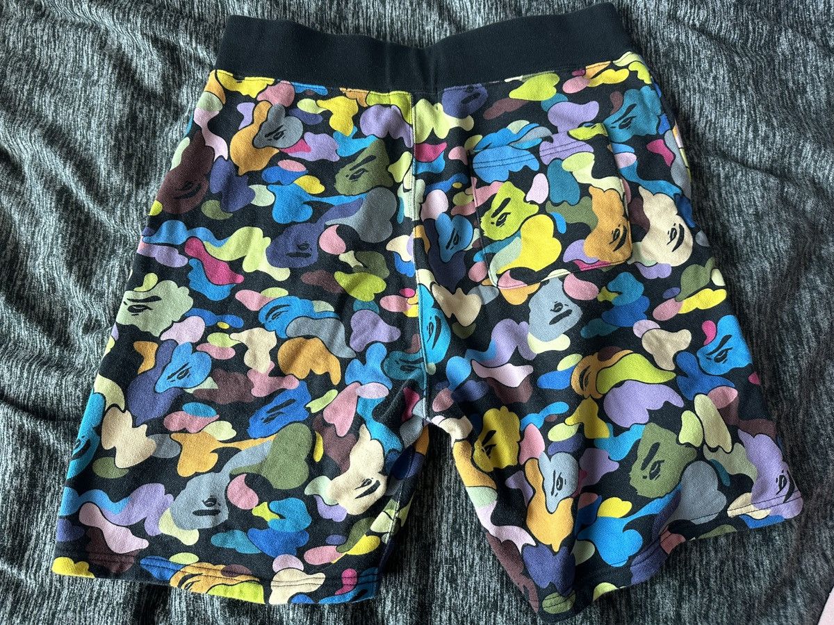 Bape Multi Camo Sweat Shorts Size US 34 / EU 50 - 2 Thumbnail