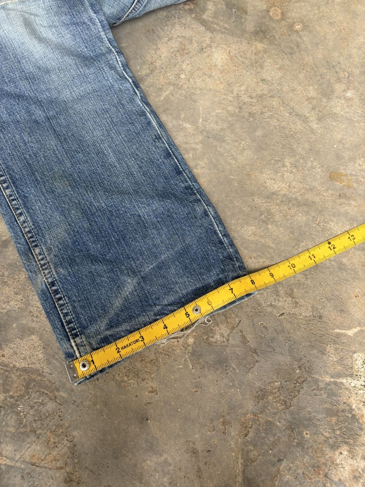 Hysteric Glamour Distressed Denim Nature And Blue Ifsixwasnine Style Jeans Size US 33 - 18 Thumbnail
