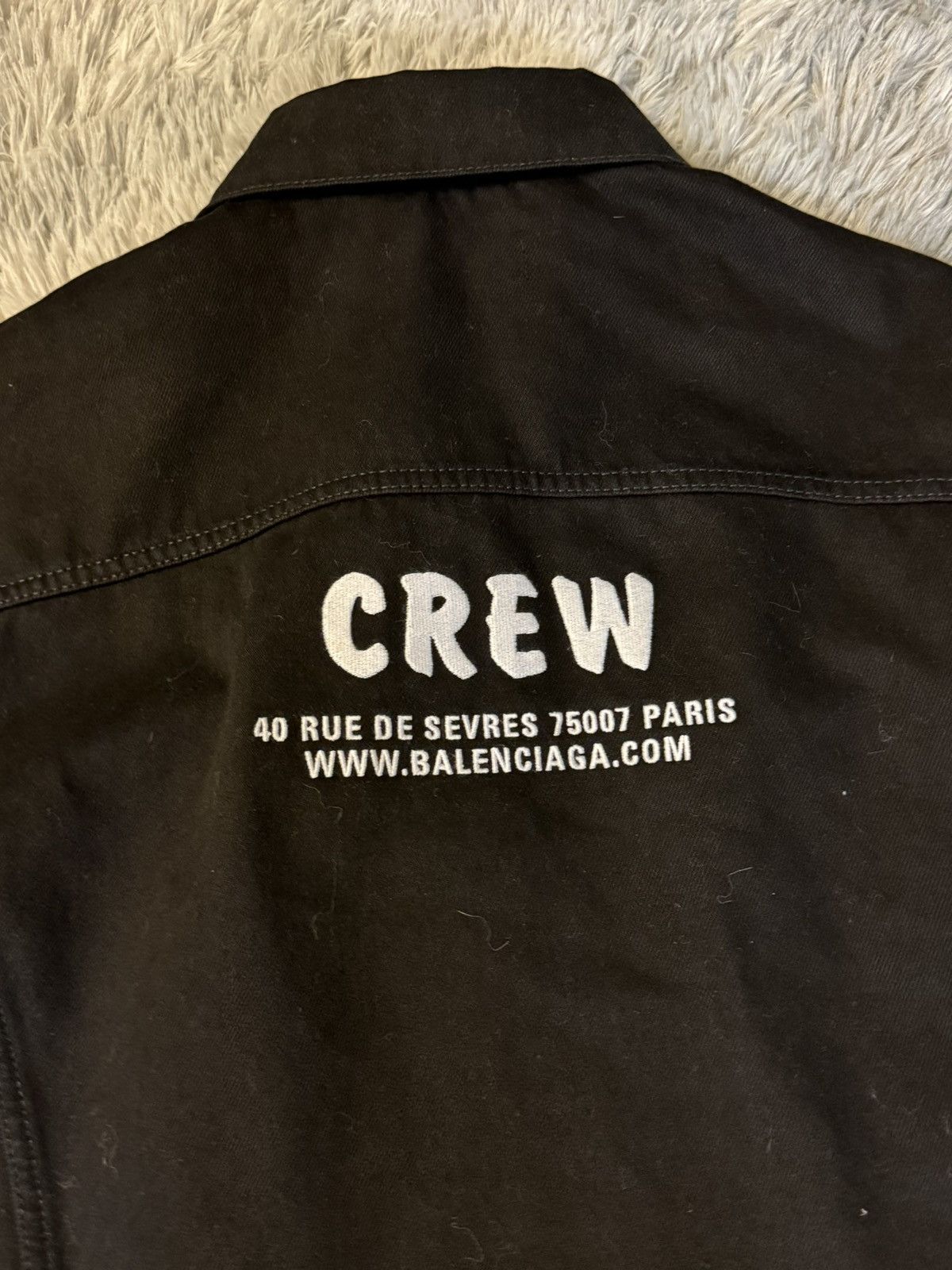 Balenciaga crew denim jacket Size US L / EU 52-54 / 3 - 5 Thumbnail