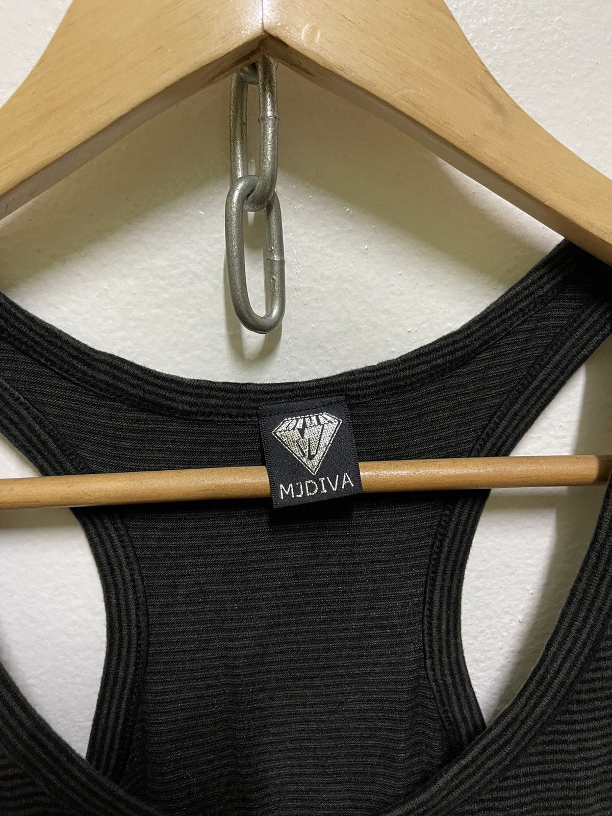 Japanese Brand Mjdiva Striped Top Tank Size XS / US 0-2 / IT 36-38 - 7 Thumbnail
