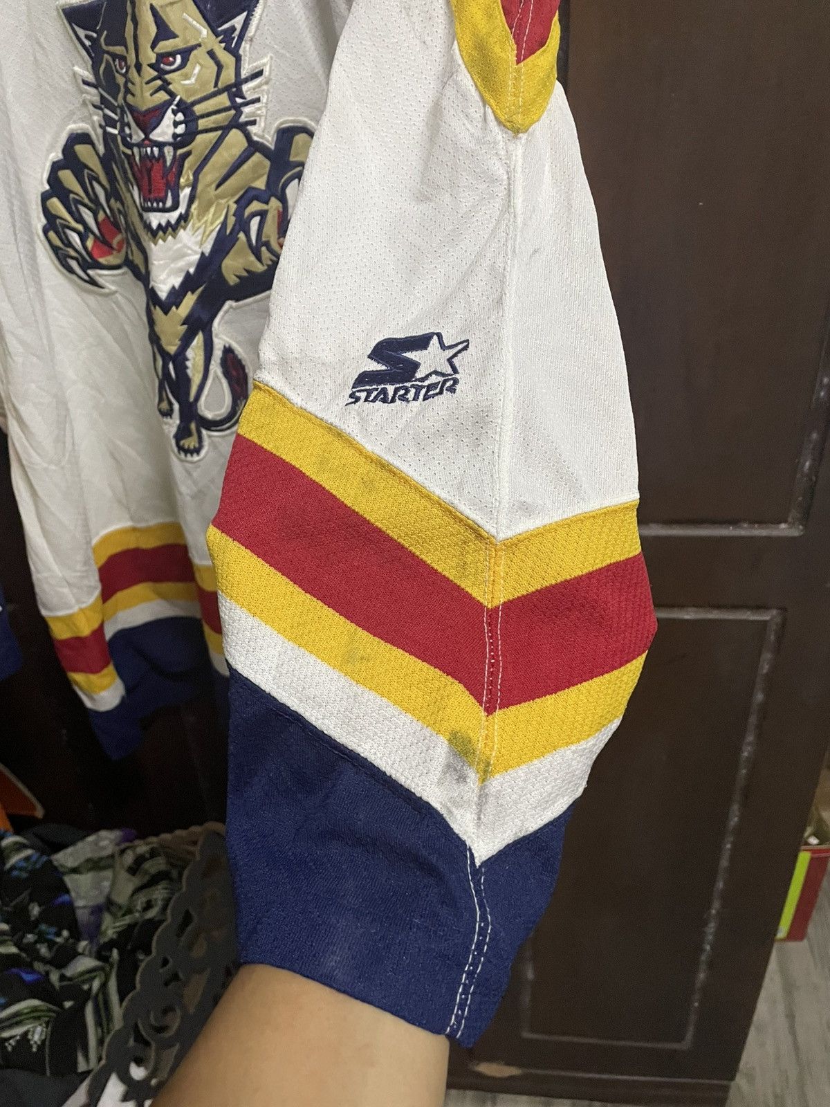 Vintage Vintage Florida Panthers Starter NHL Hockey Jersey 90s White Size US XXL / EU 58 / 5 - 8 Thumbnail